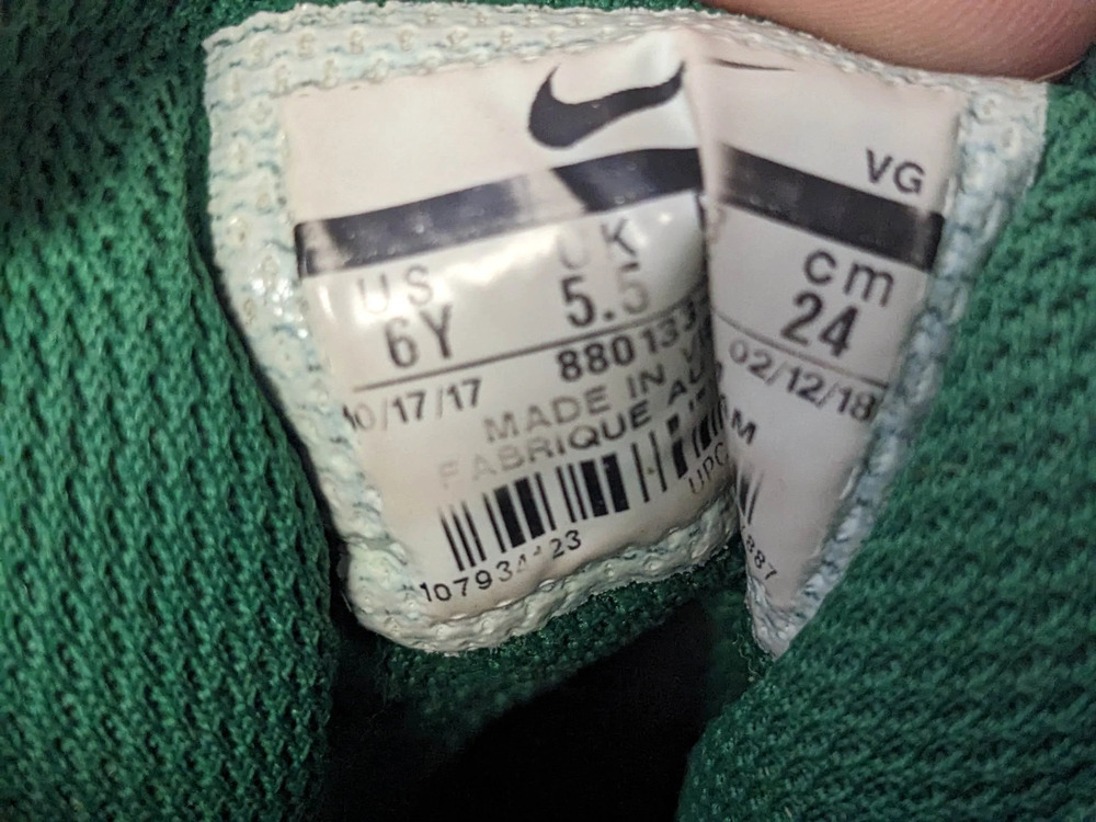 black nike high top cleats