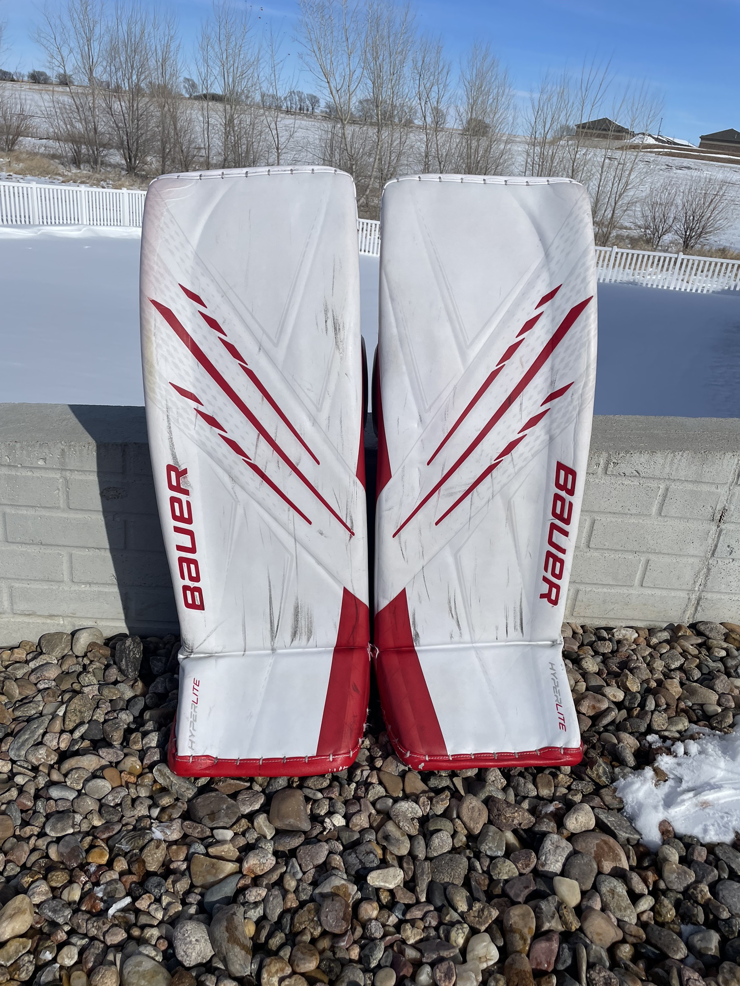 35" Bauer Regular Hyperlite Goalie Full Set SidelineSwap