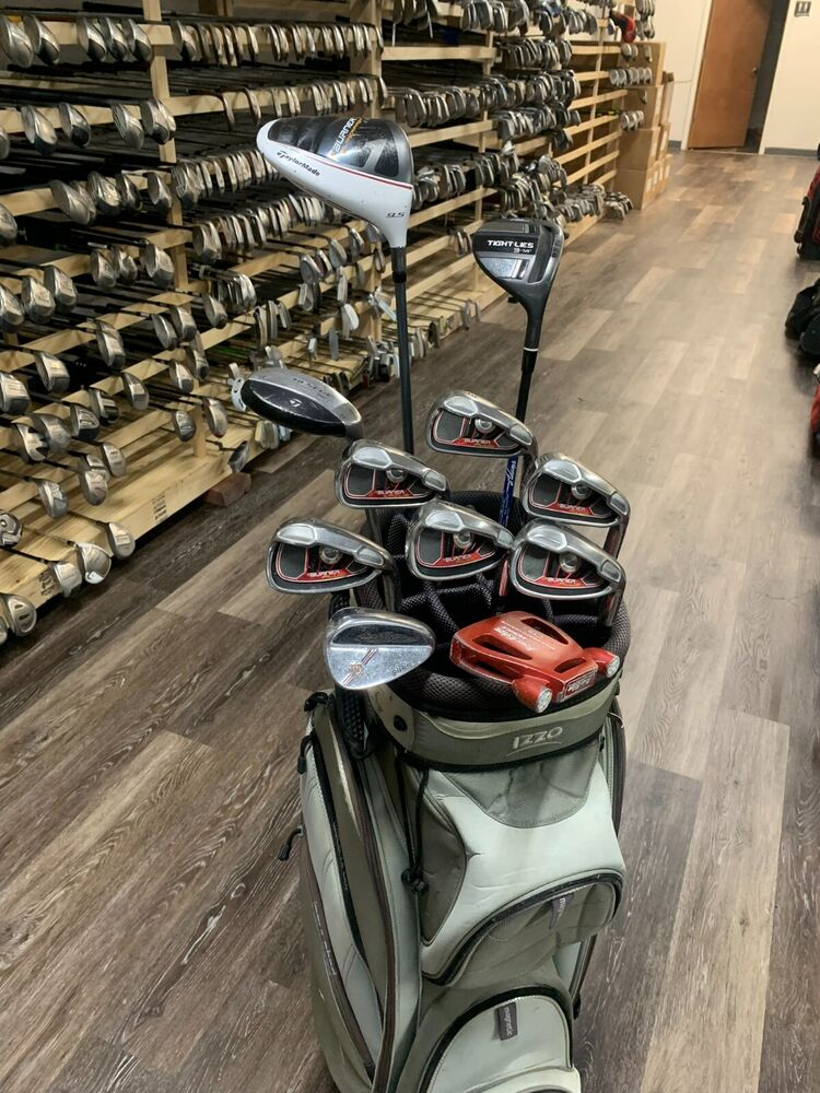 Complete TaylorMade Golf Set + Bag 1/2" Long SidelineSwap