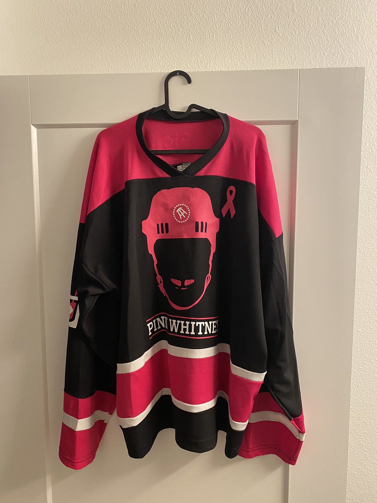 Hockey Jersey Pink Whitney XL 27 SidelineSwap