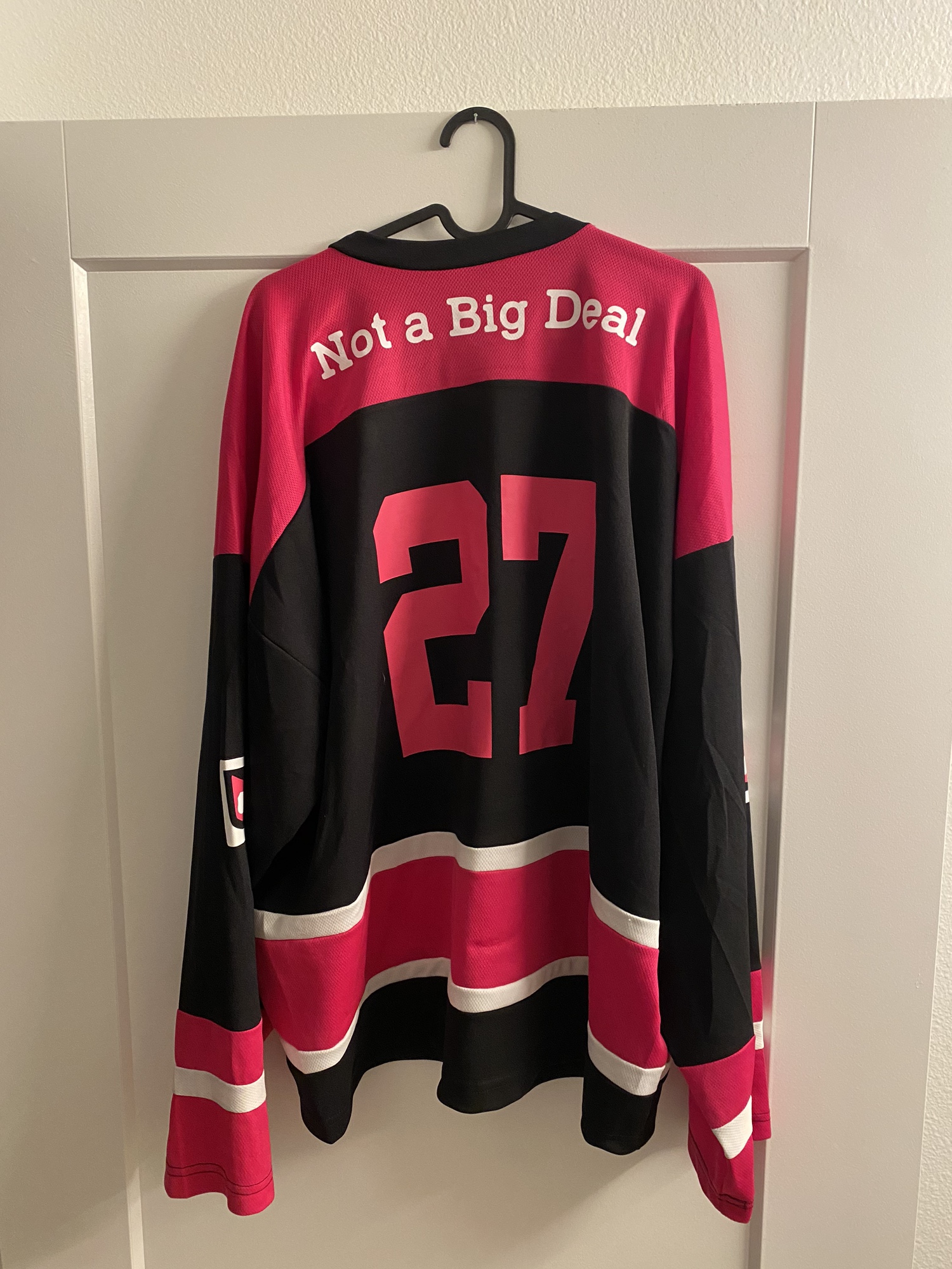 Hockey Jersey Pink Whitney XL 27 SidelineSwap