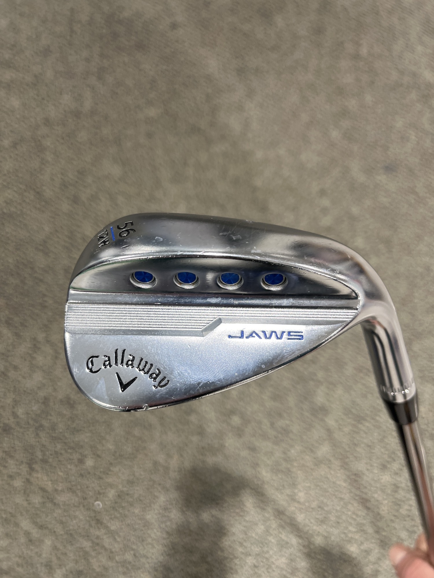 Used Men's Callaway Jaws MD5 Right Wedge Flex 56 Graphite SidelineSwap