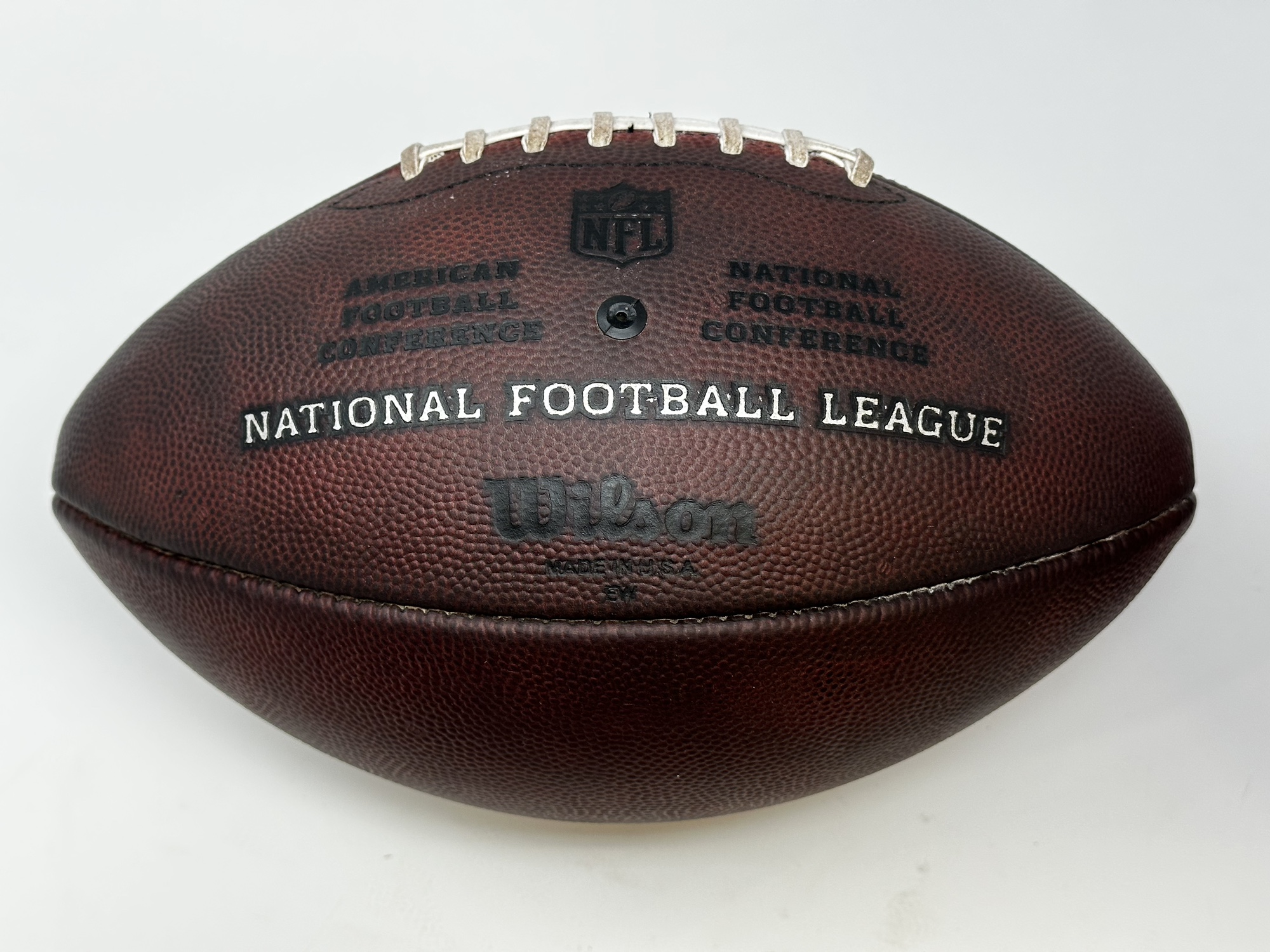Game Prepped NFL Game Ball Wilson The Duke Official Leather Football