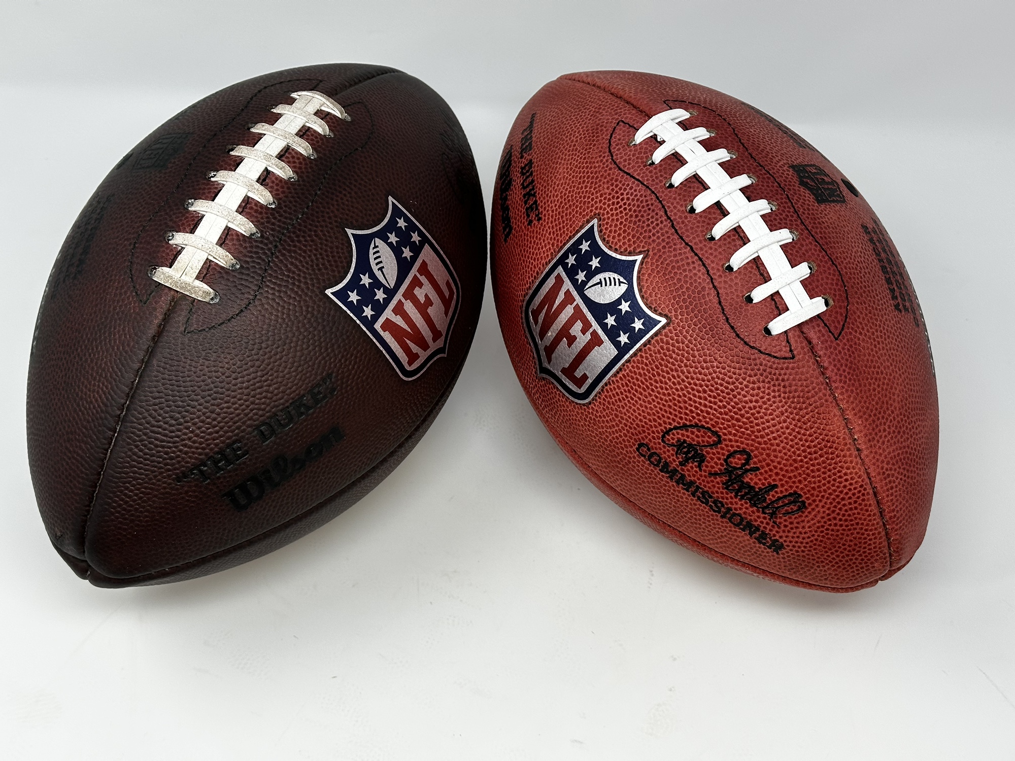 Game Prepped NFL Game Ball Wilson The Duke Official Leather Football