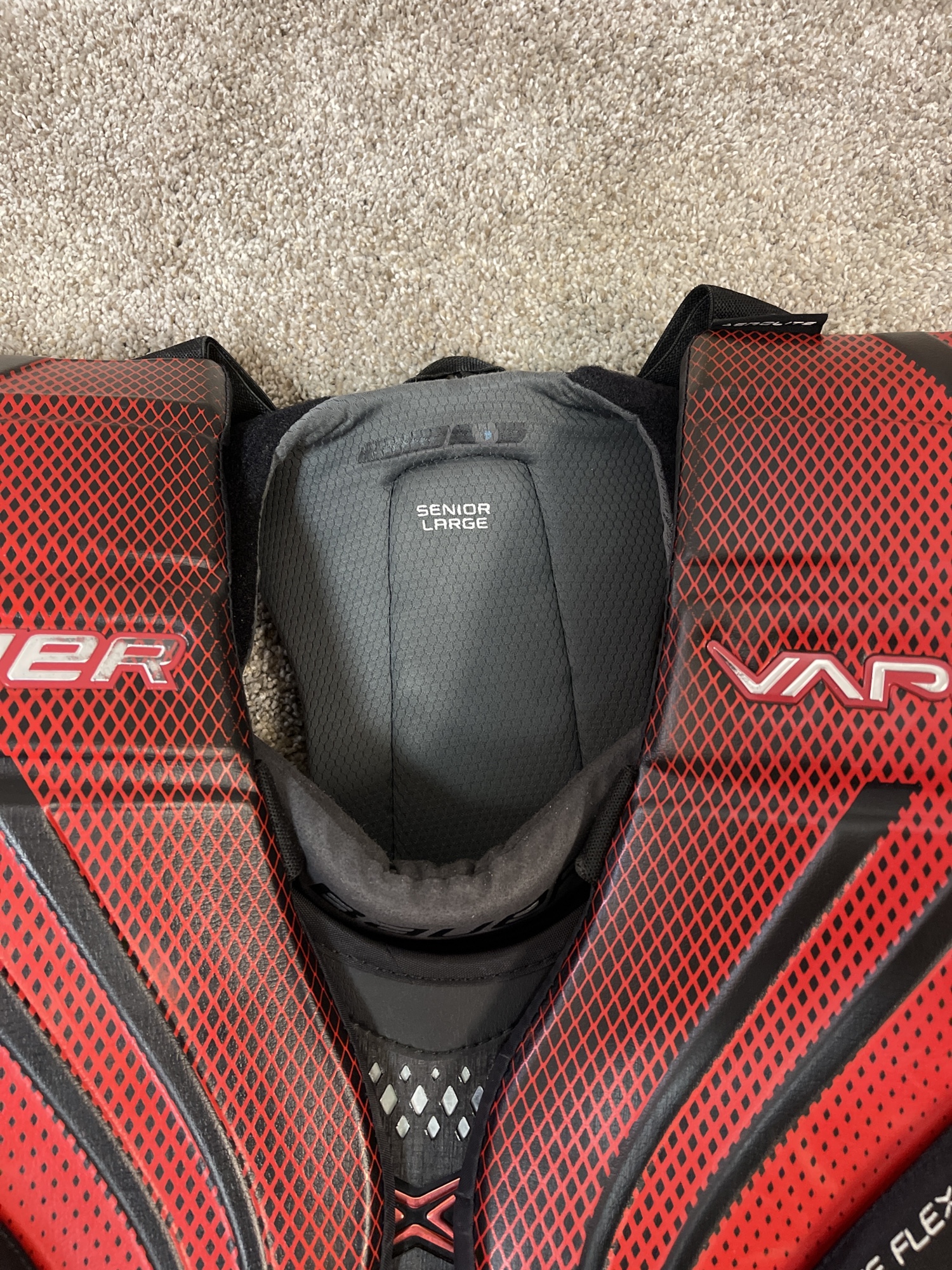 Used Large Bauer Vapor 2X Pro Goalie Chest Protector SidelineSwap