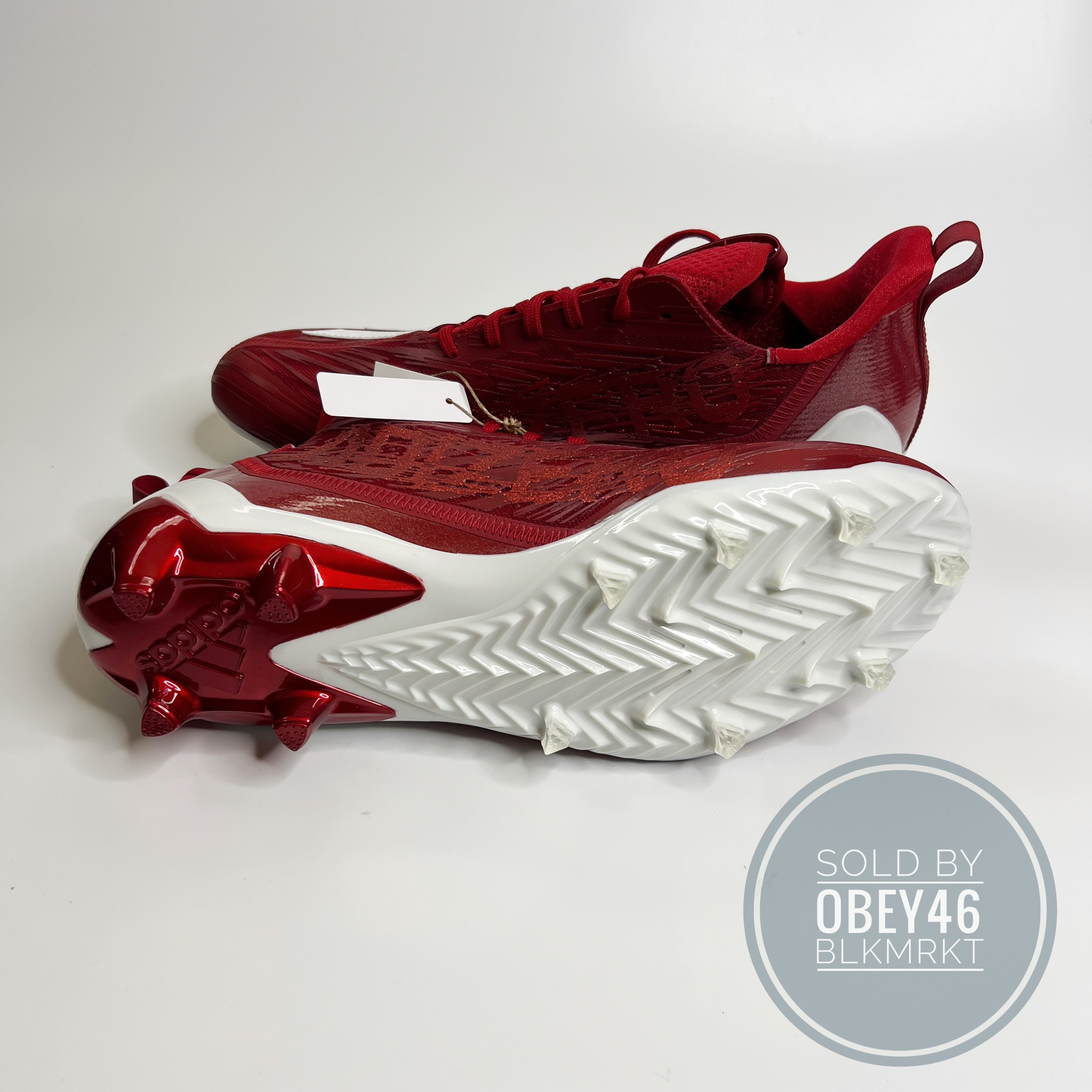 adidas adizero football cleats red