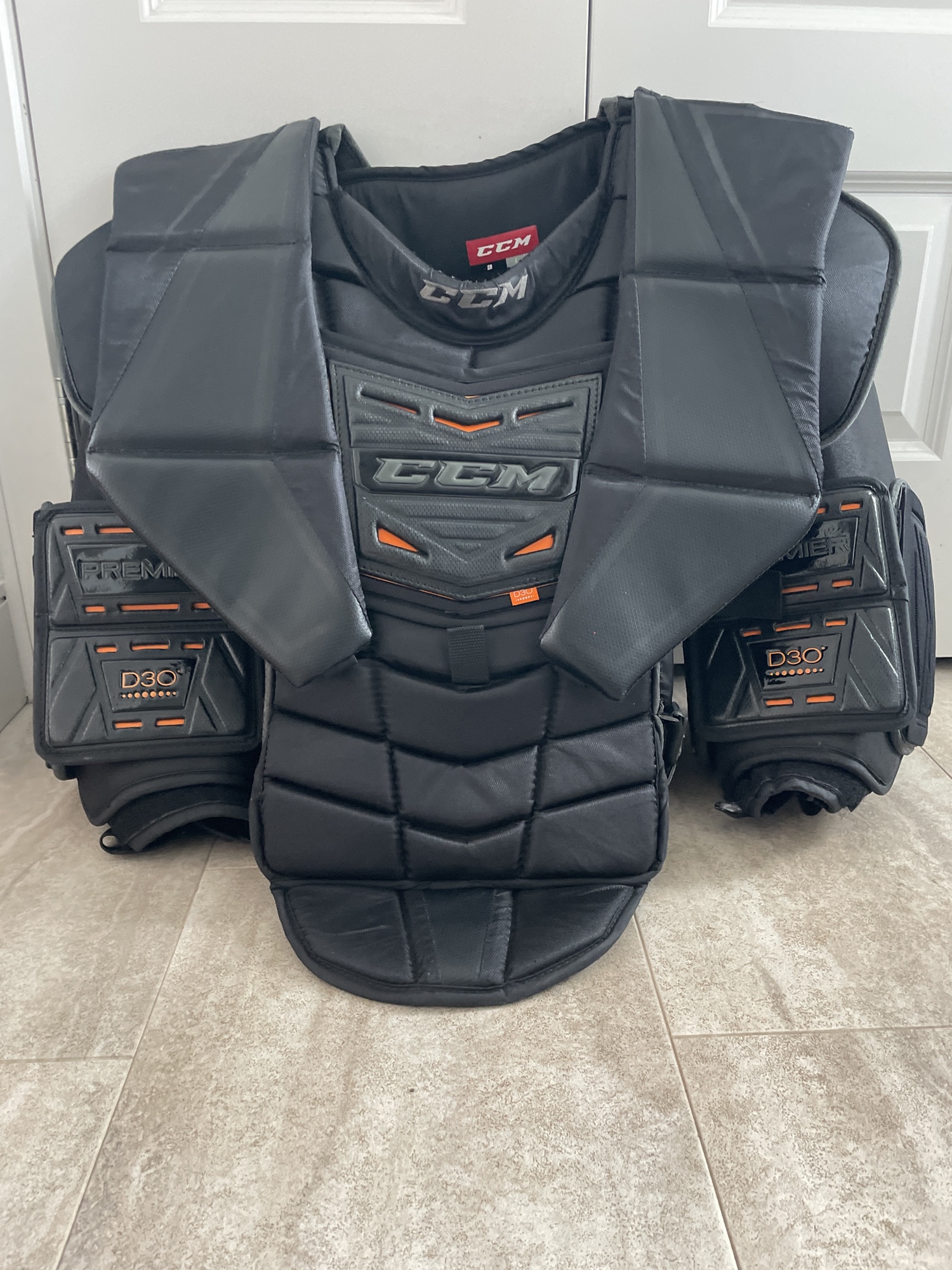 Used Large CCM Pro Stock Premier Pro Goalie Chest Protector SidelineSwap