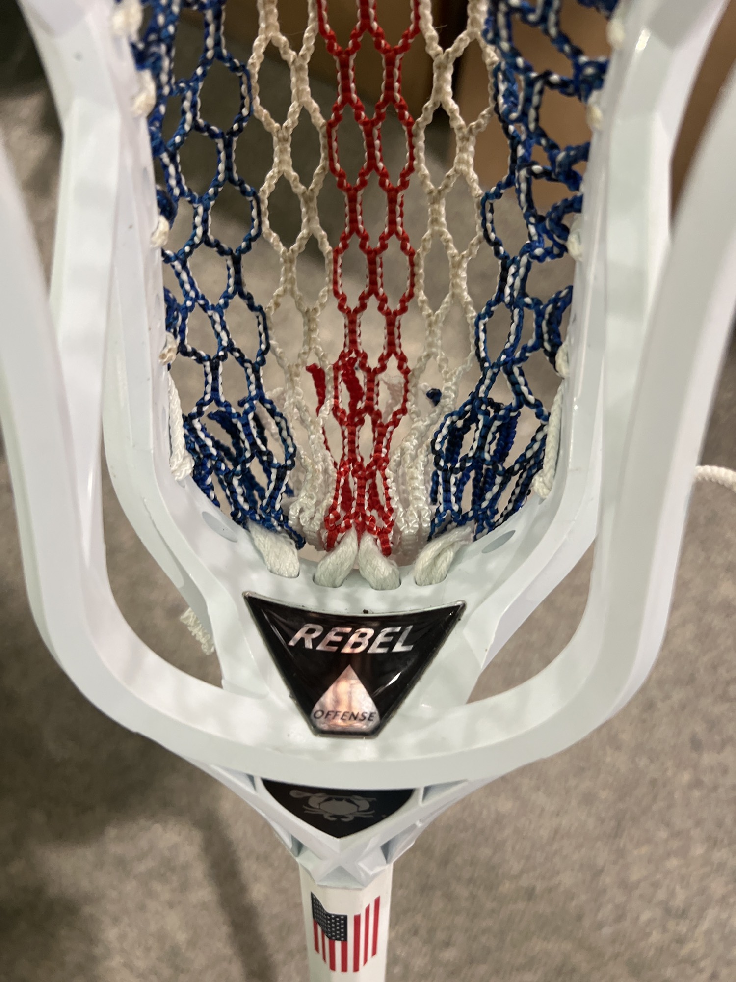 Used ECD Rebel Offense CF5 Complete Lacrosse Stick SidelineSwap