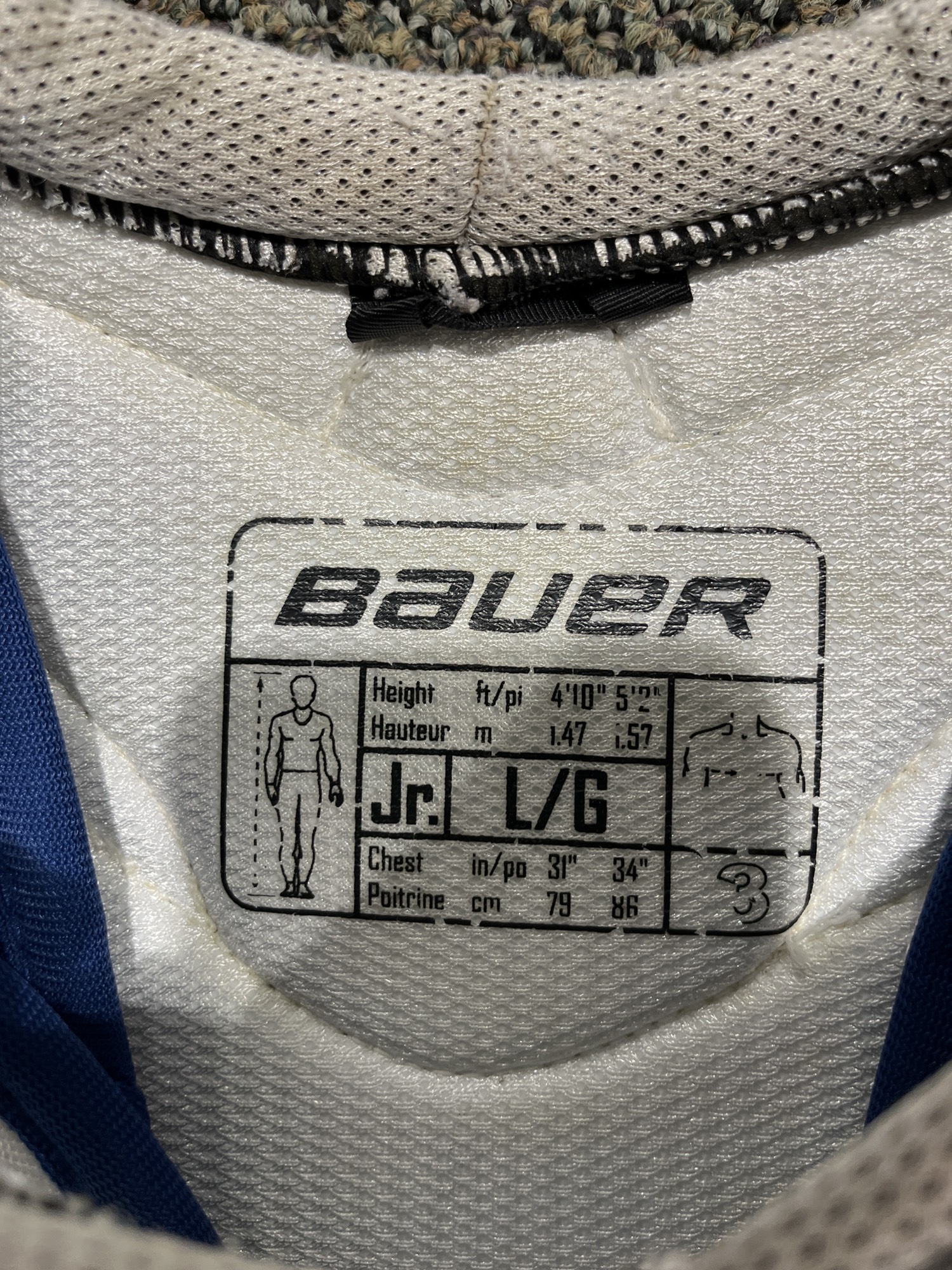 Used Junior Large Bauer Nexus N9000 Shoulder Pads SidelineSwap
