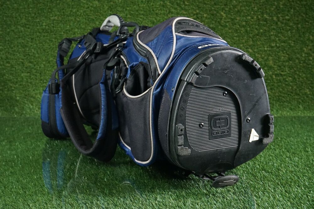 OGIO VECTOR 9WAY DIVIDER GOLF STAND BAG BLUE/BLACK SidelineSwap