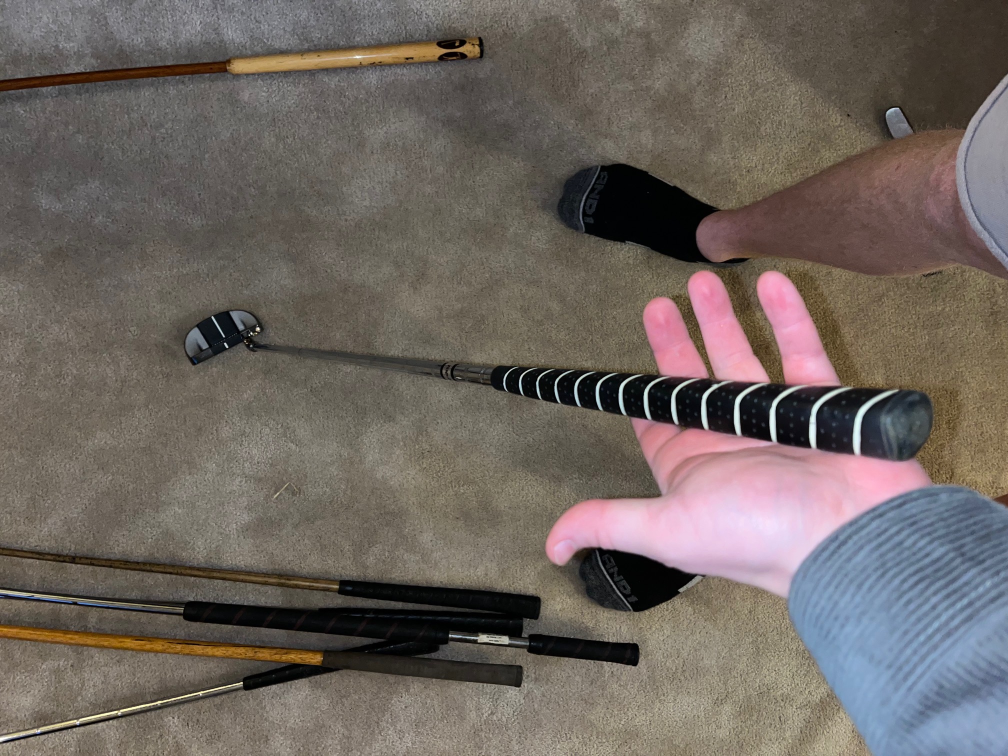 Used Men's Top Flite Right Handed Mallet Putter Uniflex 33" SidelineSwap