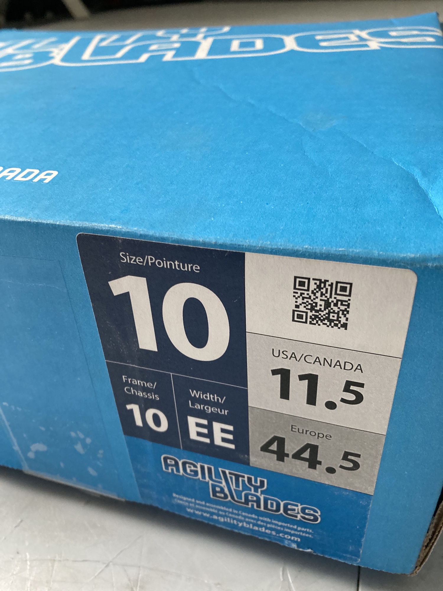 Agility Blades Synthetic Ice Skates Easton SidelineSwap