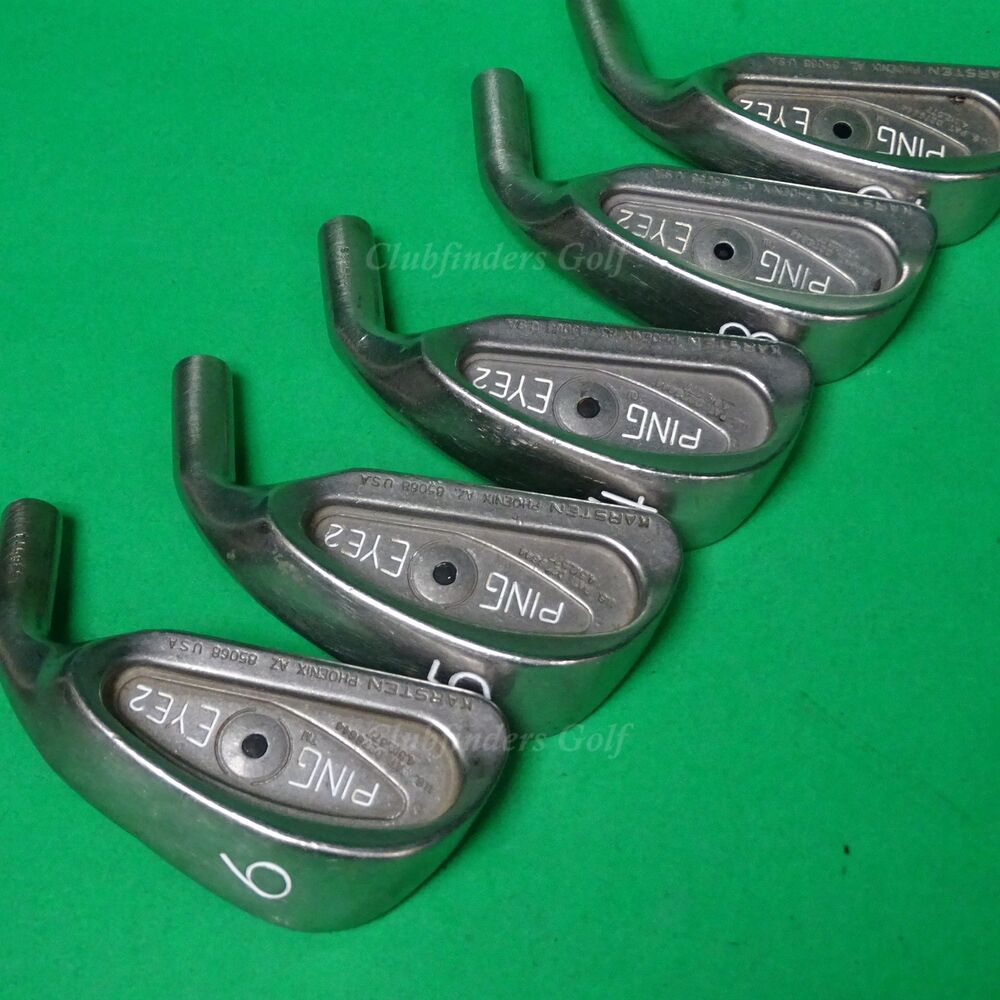 Ping Eye 2 Black Dot Square Groove Irons 2SW HEADS ONLY SidelineSwap