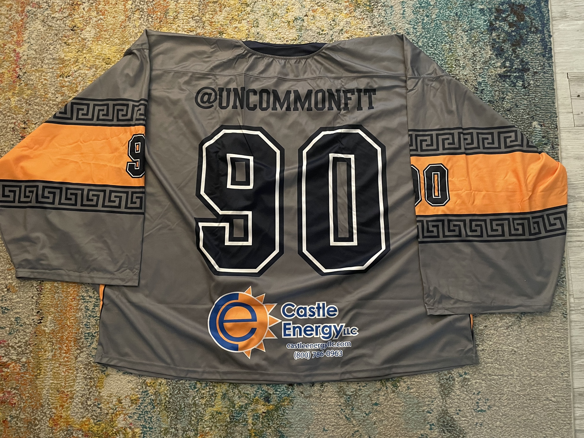 Used Box Lacrosse Goalie Cut Jersey SidelineSwap