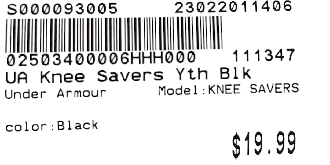 Used Under Armour Youth Knee Savers Catcher's Equipment SidelineSwap