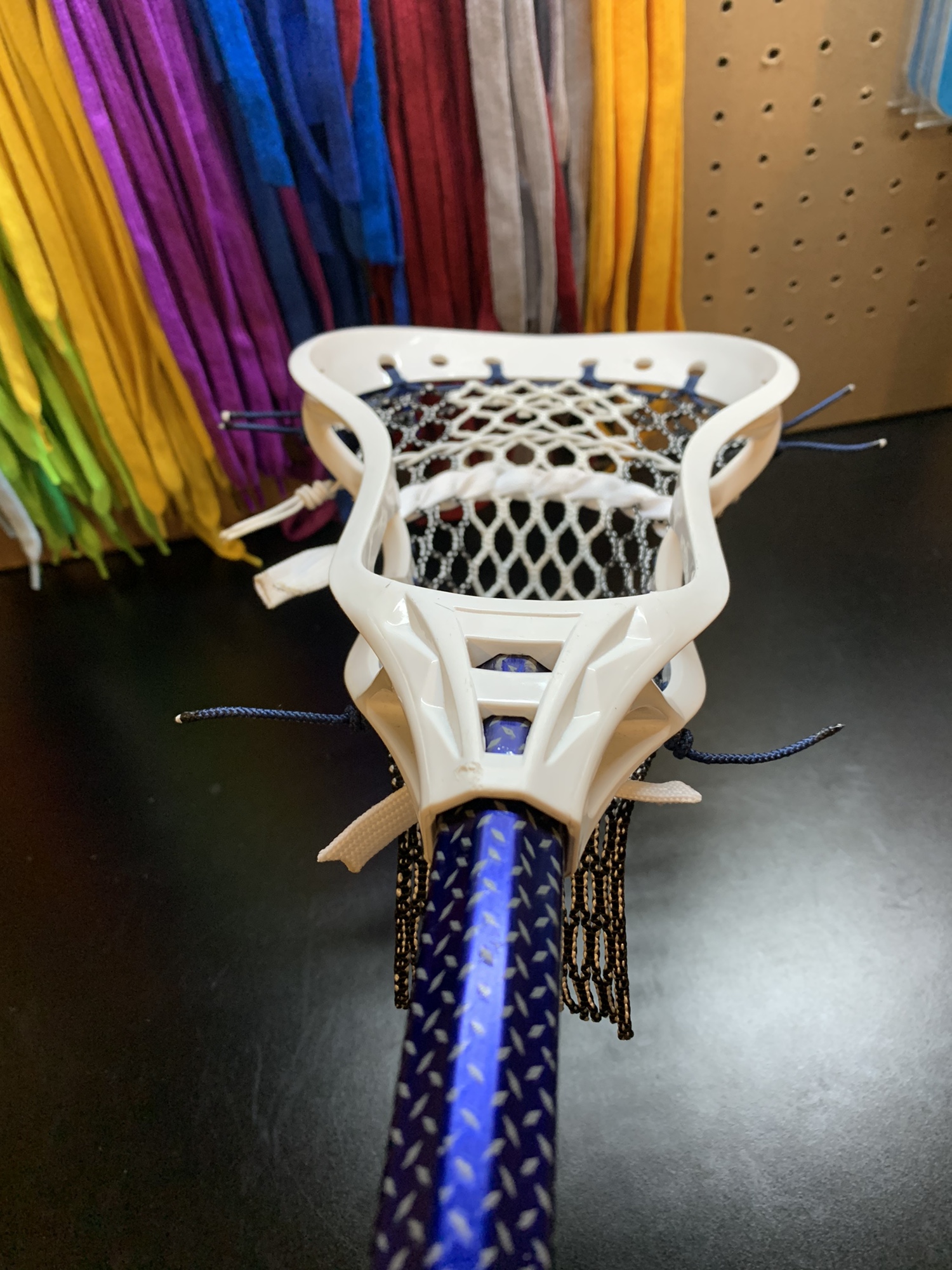 Generic Lacrosse Head W/ STX Steel 7000 Shaft Complete Stick SidelineSwap