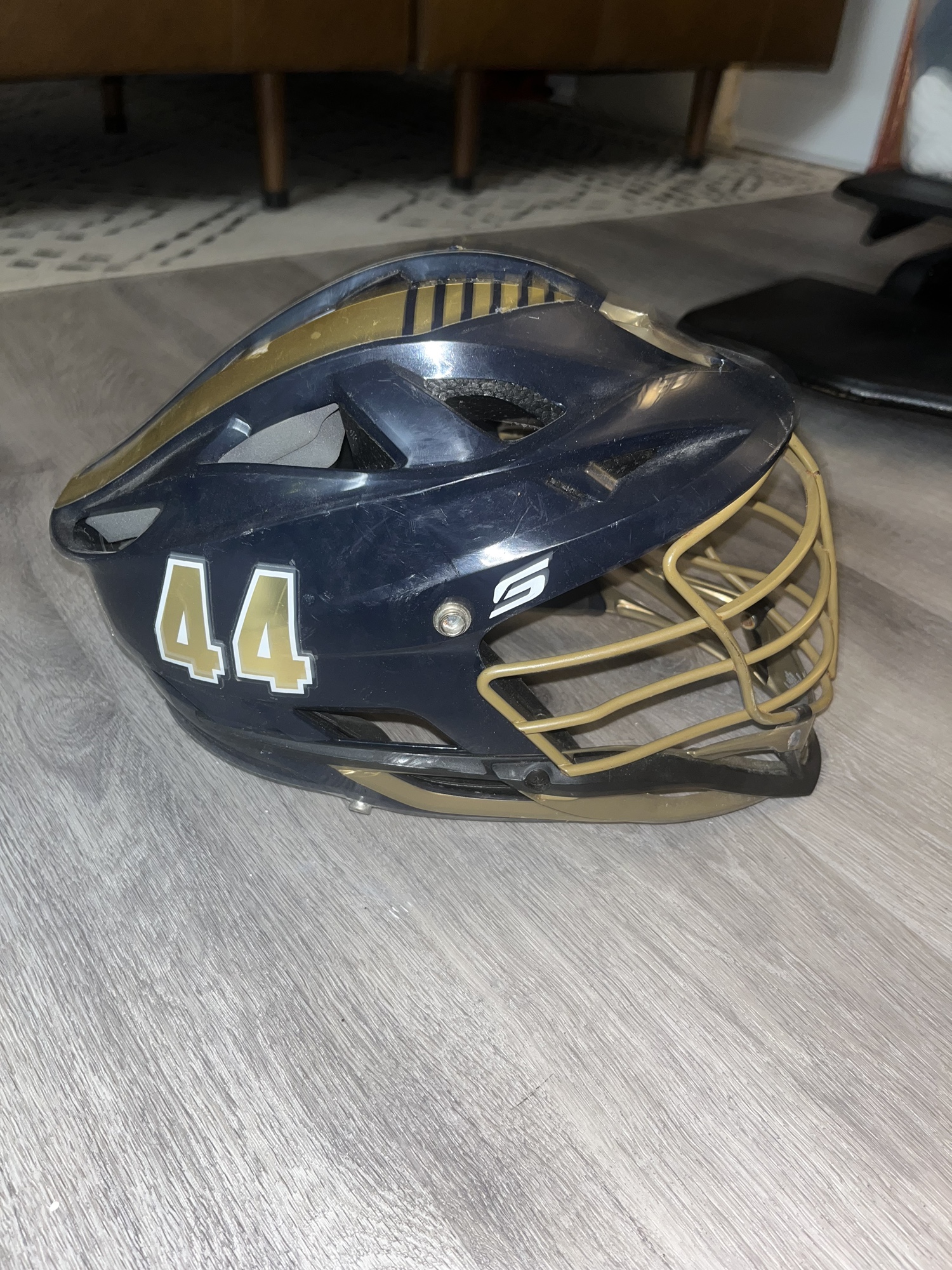 Navy Lacrosse Helmet SidelineSwap
