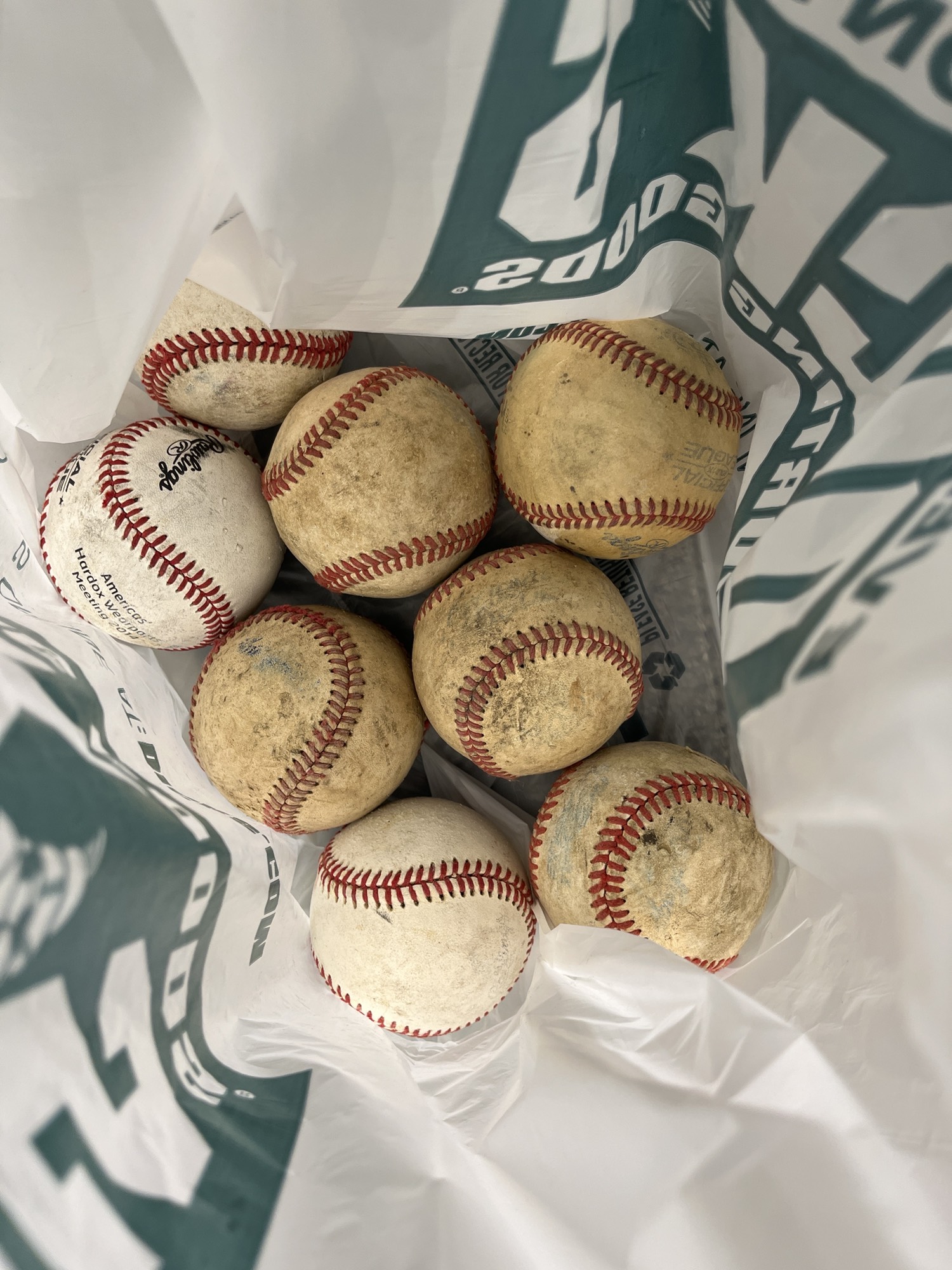 Used Baseballs 8 Pack SidelineSwap