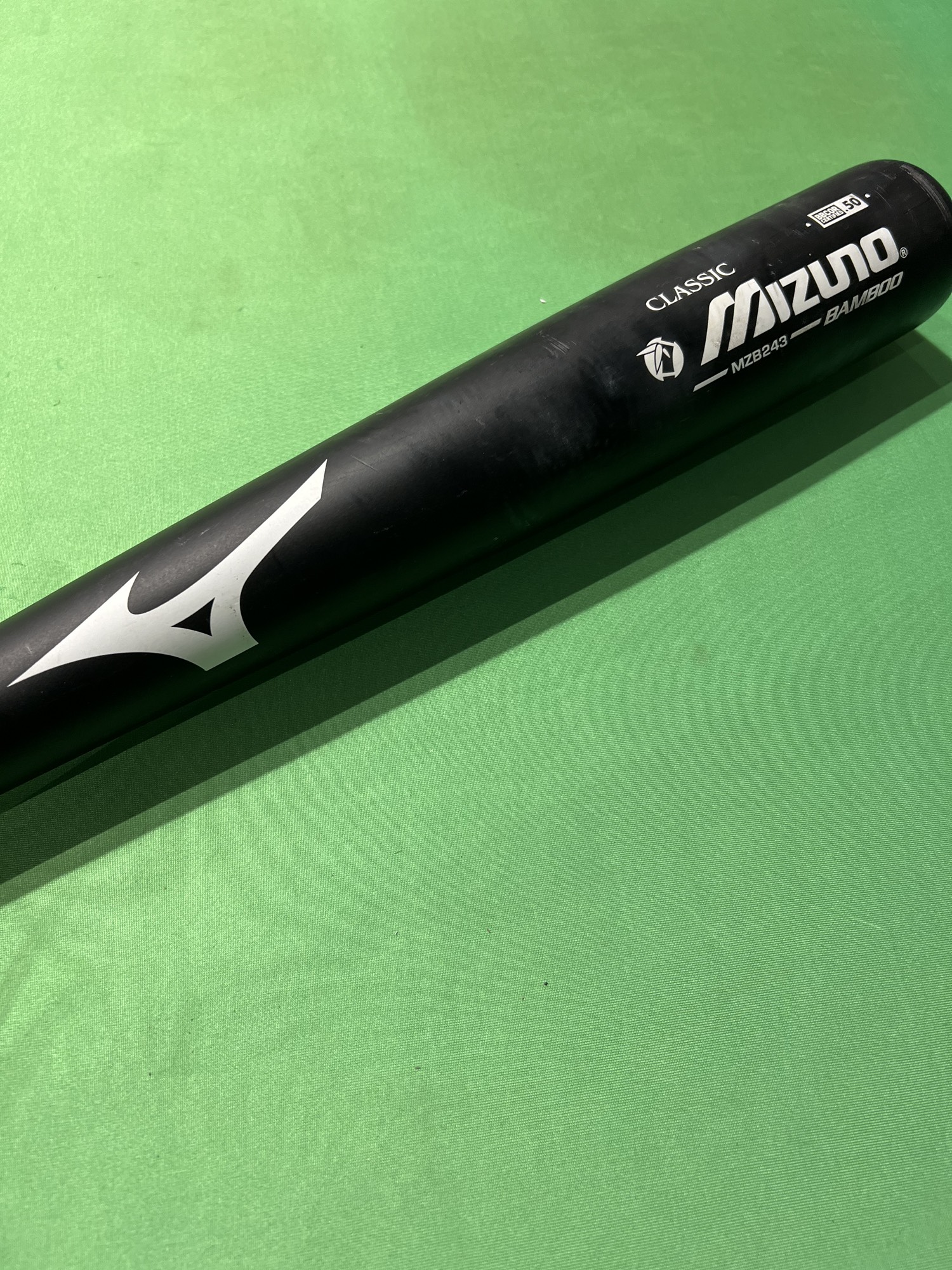 BBCOR Mizuno Bamboo Classic Wood Bat 3 28OZ 31" SidelineSwap