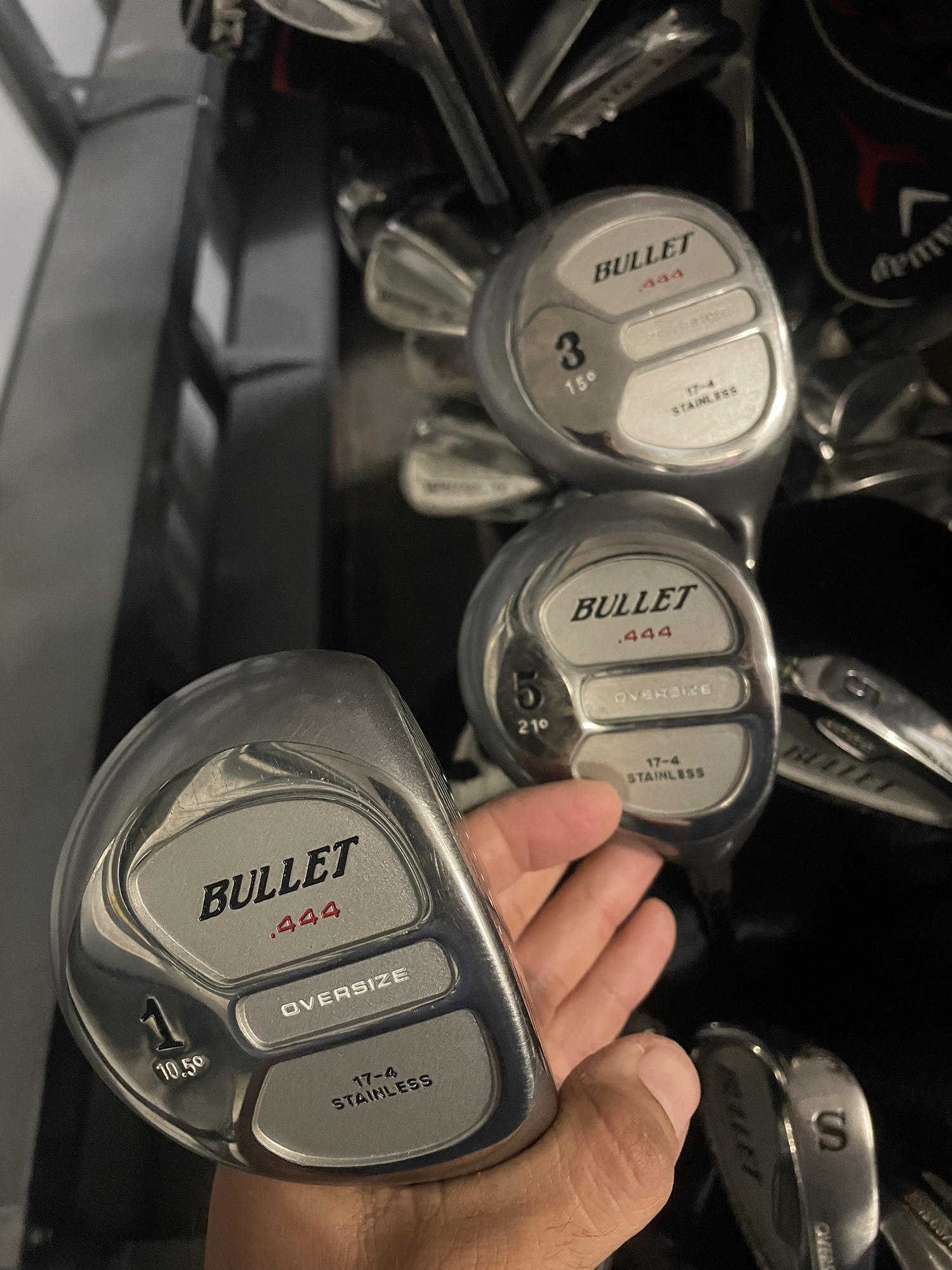Bullet Golf 444 Golf Clubs 3 Pc Set In Right SidelineSwap