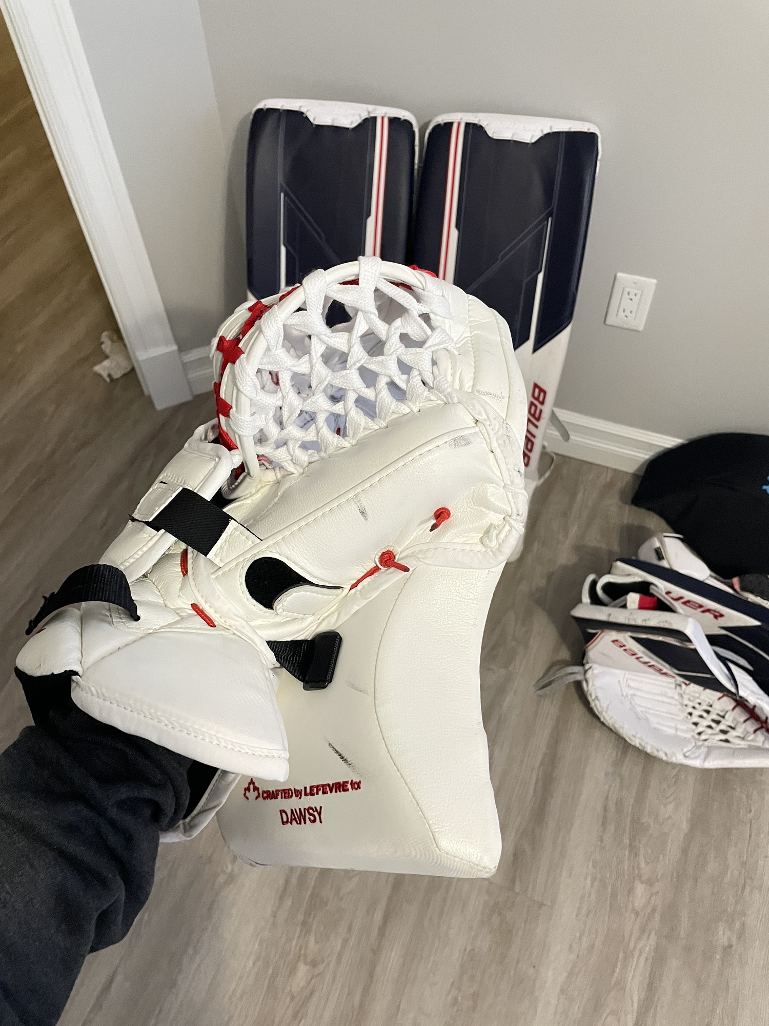 True Pro Stock L12.2 Goalie Glove And Blocker SidelineSwap