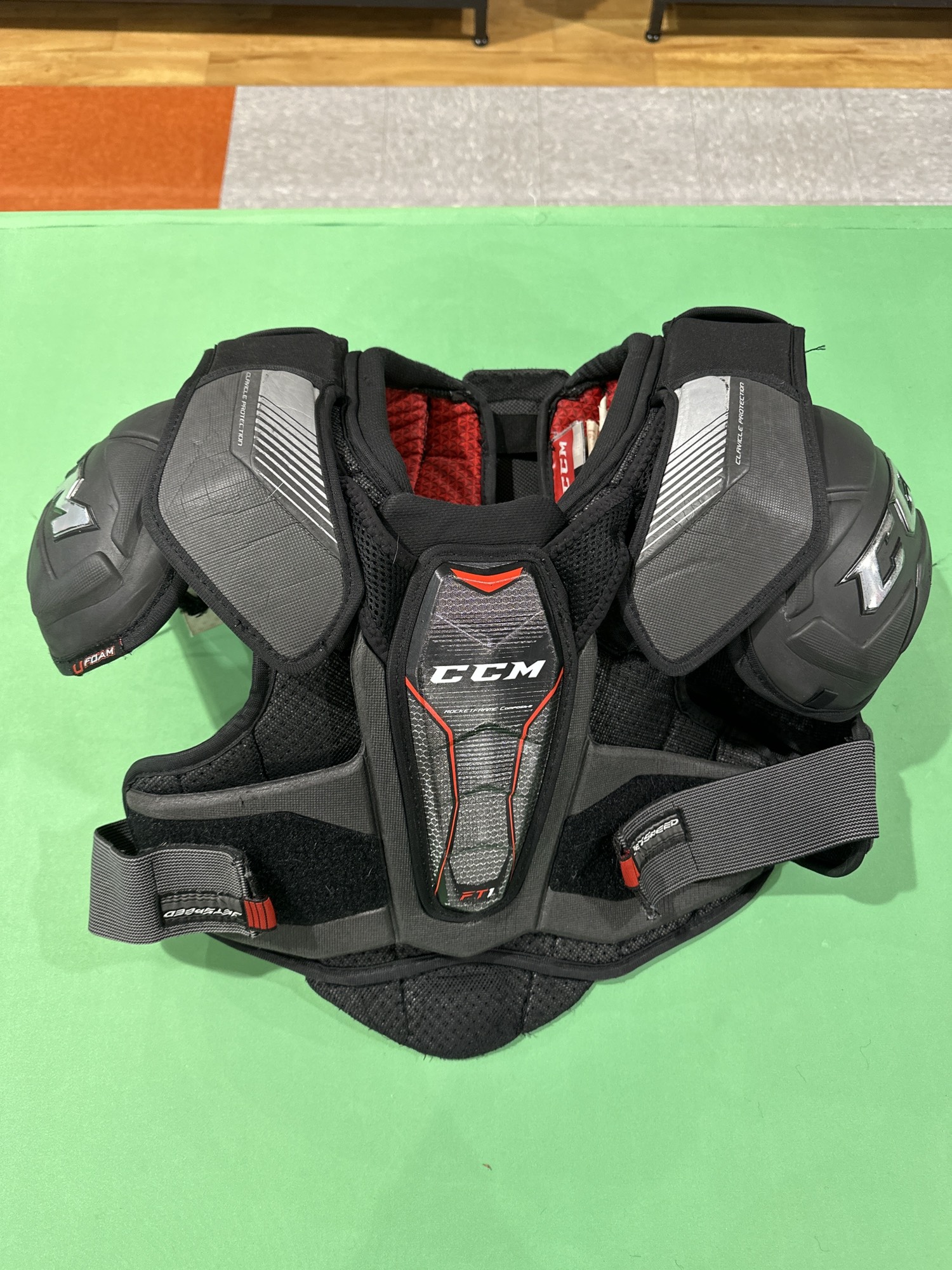 Used Senior Medium CCM JetSpeed FT1 Shoulder Pads SidelineSwap