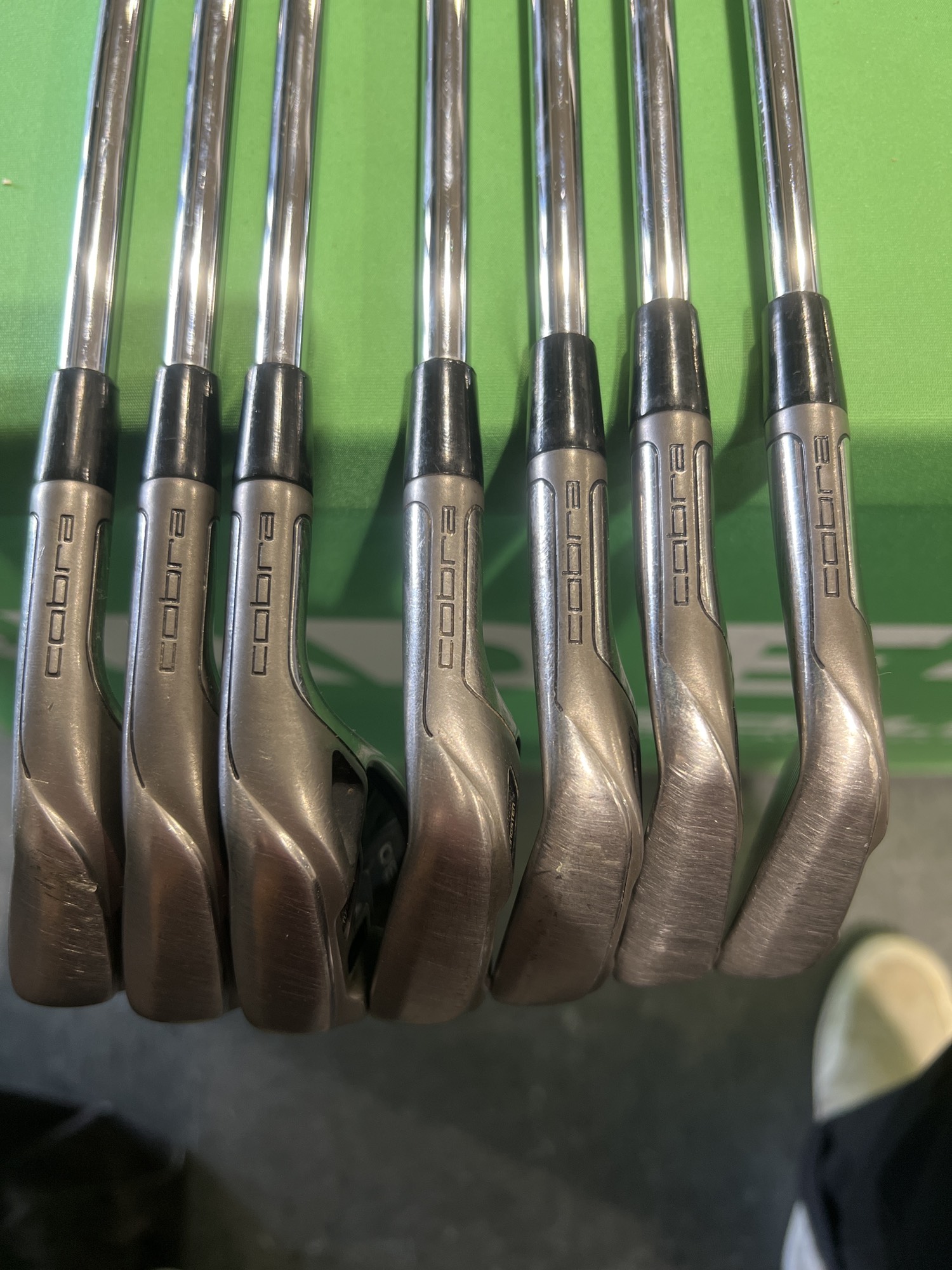 Used Men's Cobra Bio Cell + Black Right Iron Set Steel SidelineSwap