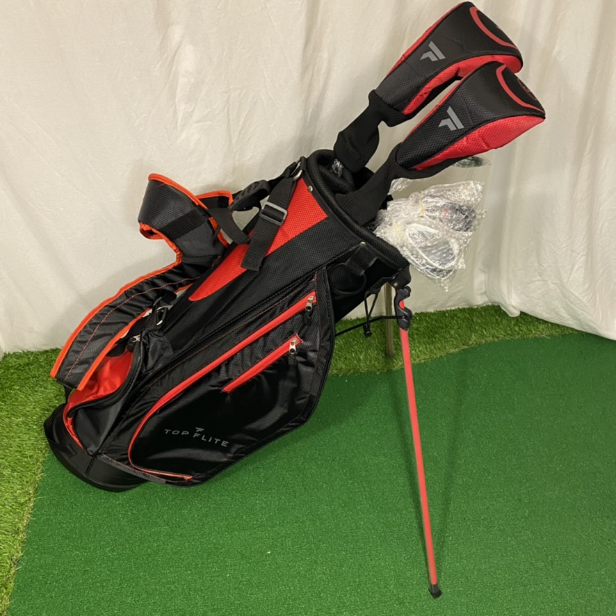New Left Handed Top Flight Golf Club Set With Everything You Need