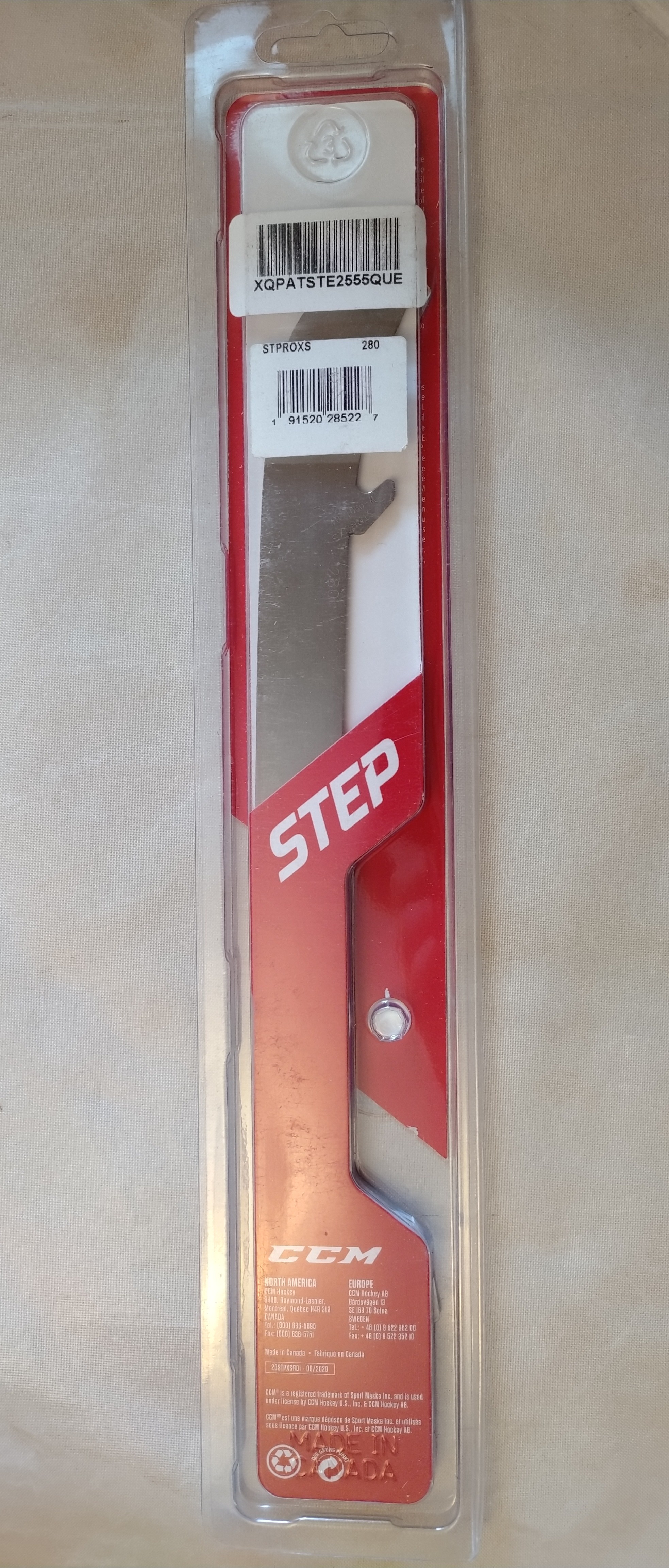 CCM STPROXS Step Steel Speedblade +4.0 Runners Size 280 NEW