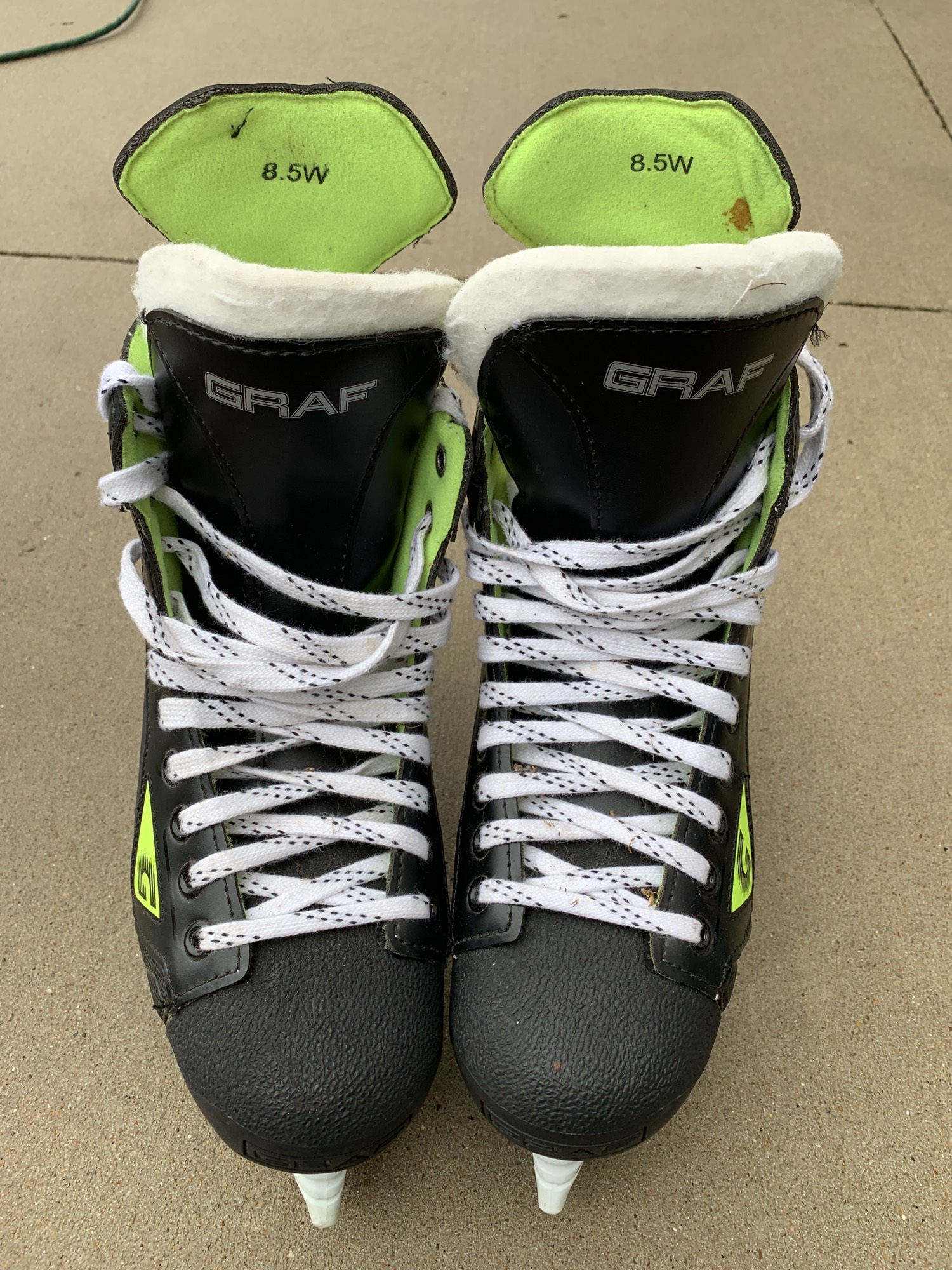 Senior Used Graf Supra G35 Hockey Skates E&W (Wide) 8.5 SidelineSwap