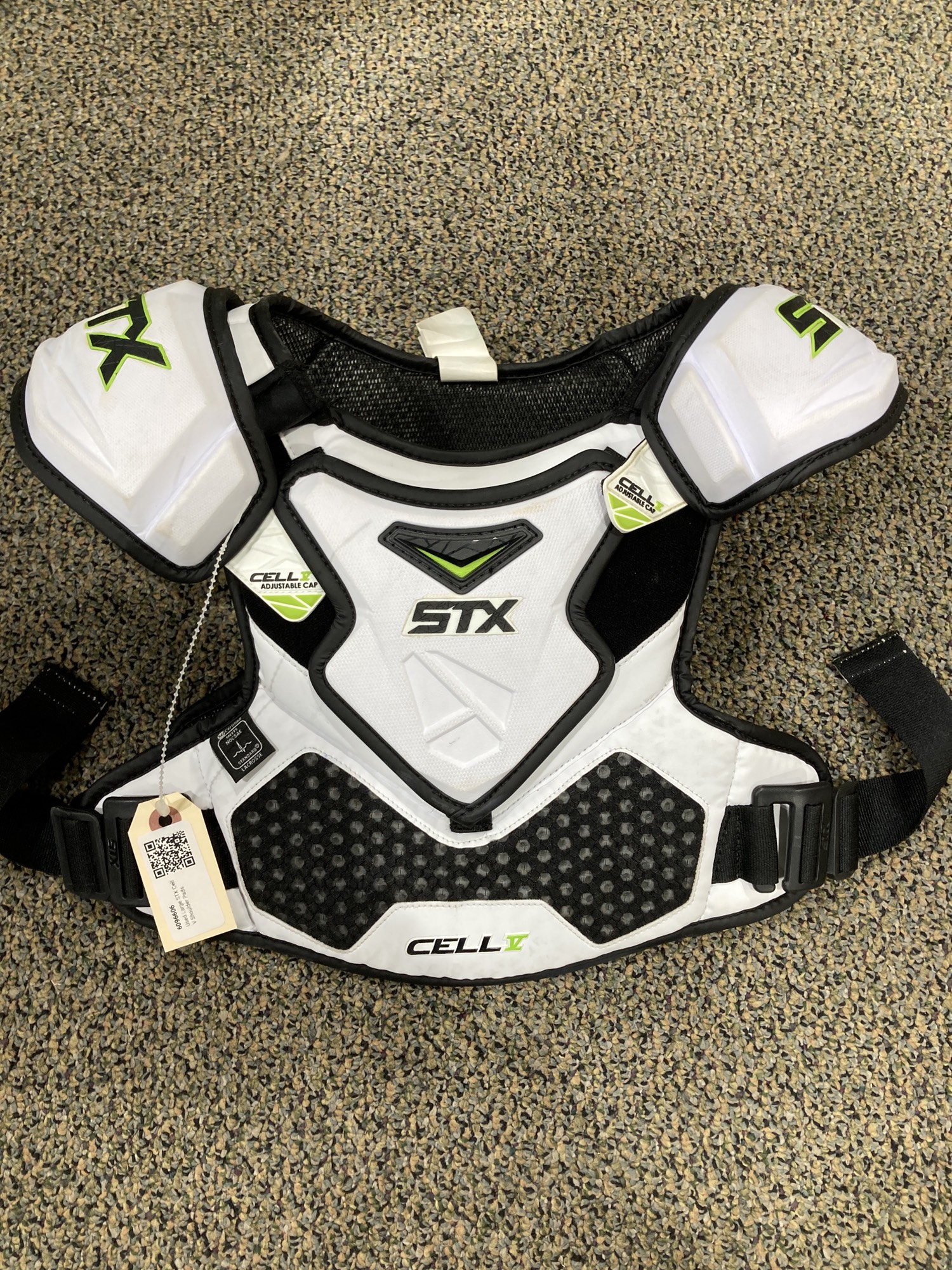 Used Large STX Cell V Shoulder Pads SidelineSwap