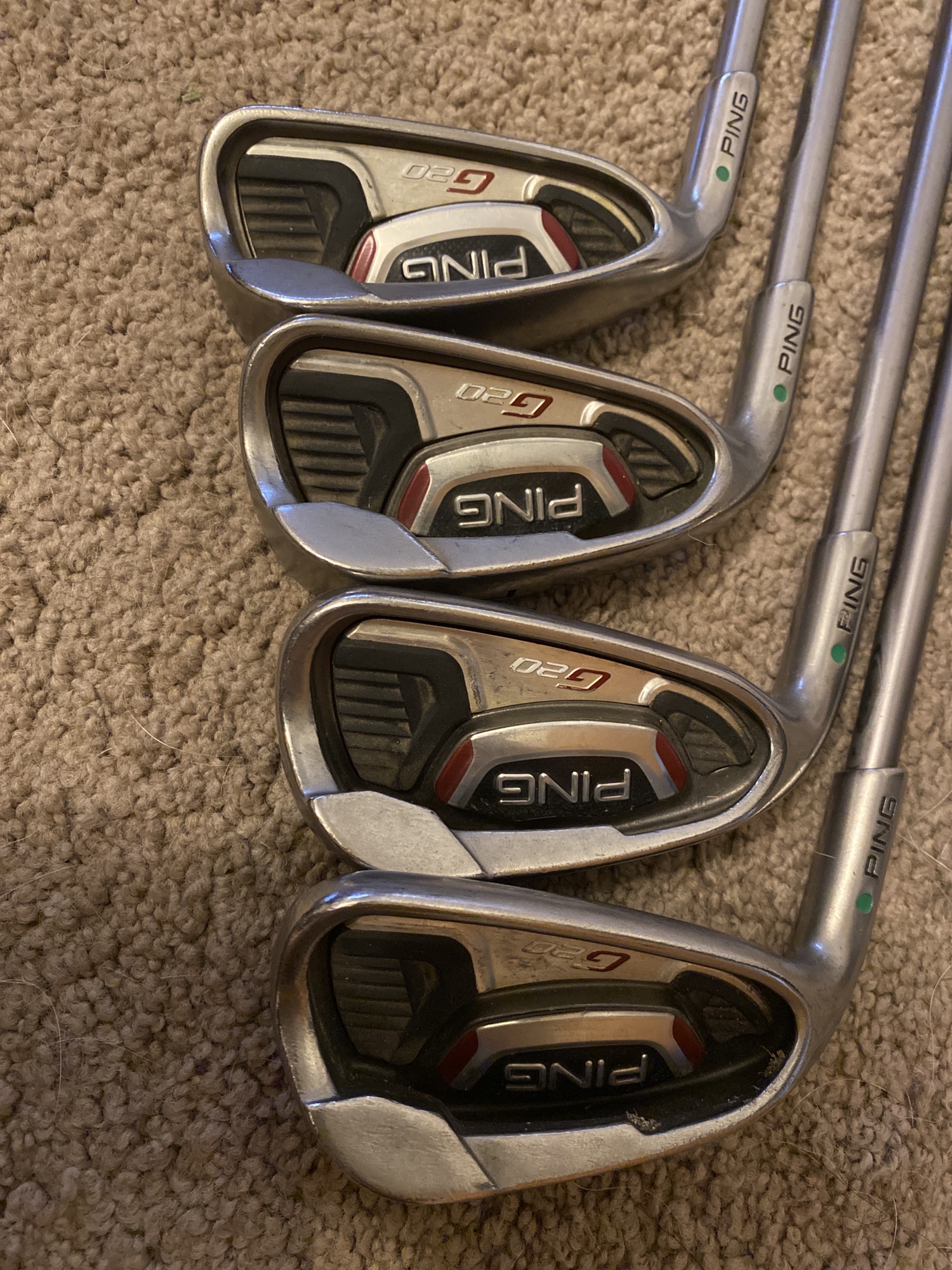 Men's Left Hand Senior Flex Graphite Shaft G20 Iron Set SidelineSwap