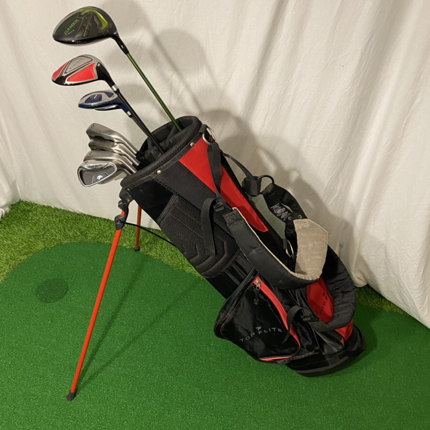 Discounted Topflite Golf Club Complete Set WIth Stand Bag (See
