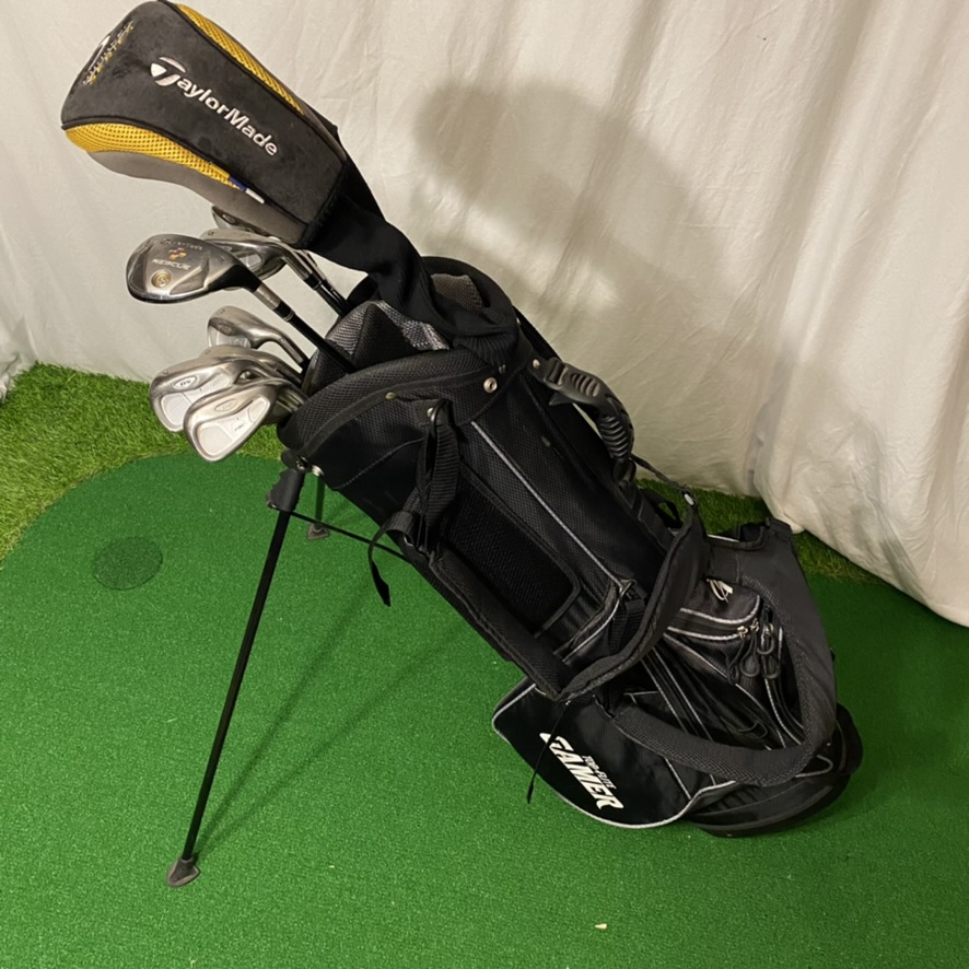 Taylormade RAC OS Golf Club Complete Set With Topflite Gamer Stand Bag