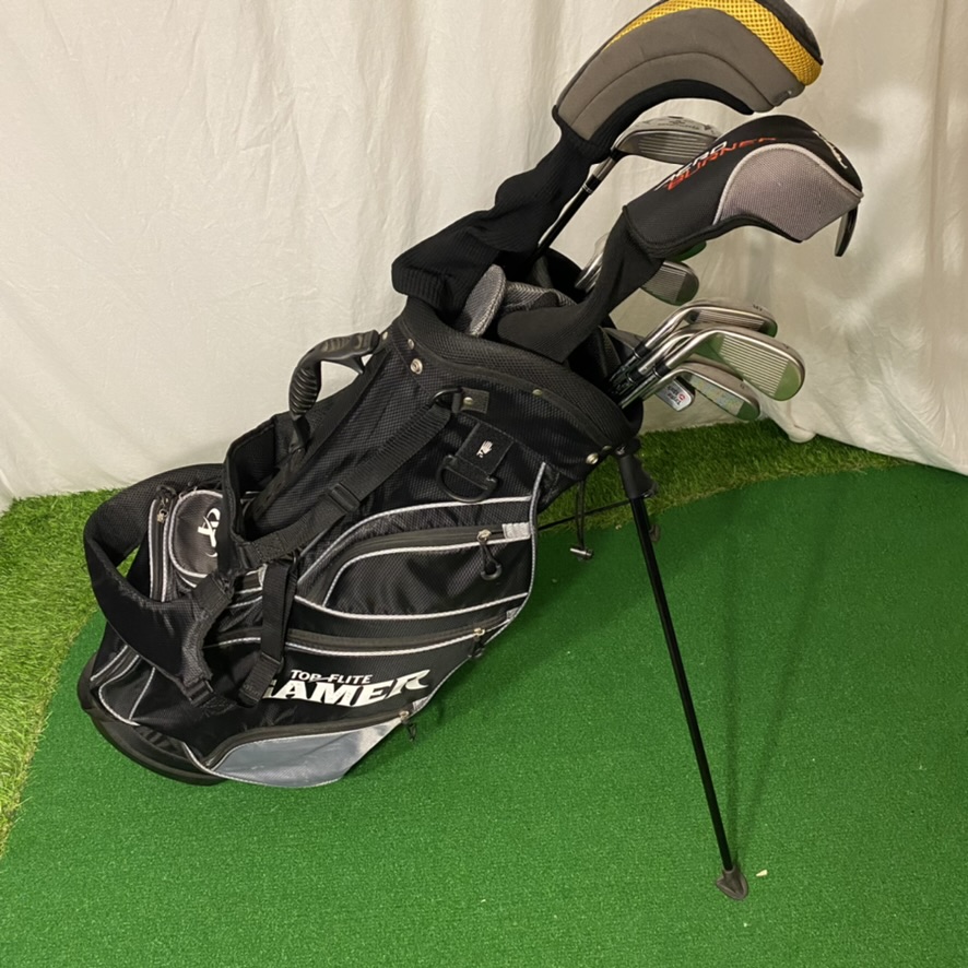 Taylormade RAC OS Golf Club Complete Set With Topflite Gamer Stand Bag