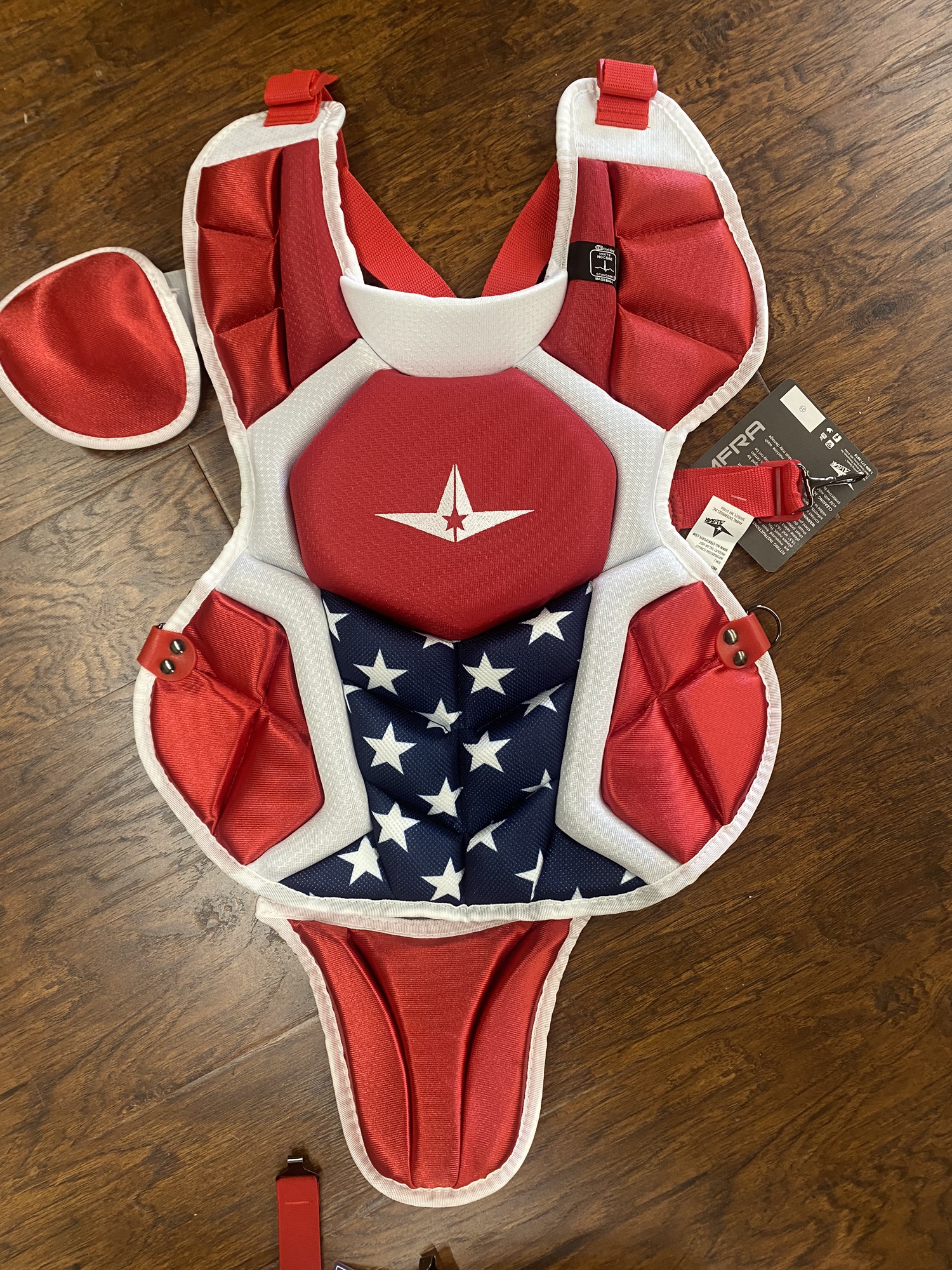 All Star System 7 Catcher's Set Intermediate 1216 USA Red White Blue