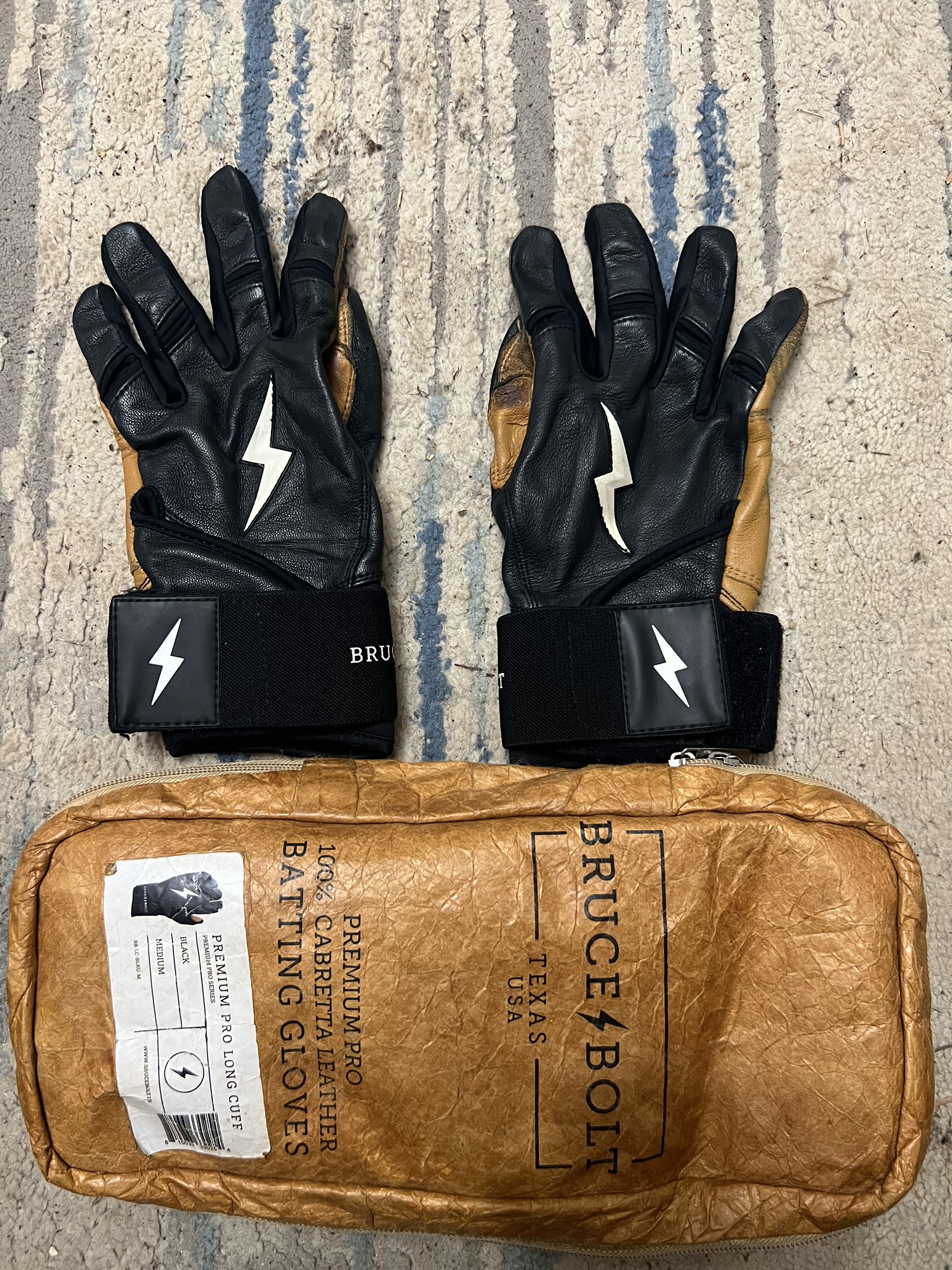Bruce Bolt Batting Gloves Adult M SidelineSwap