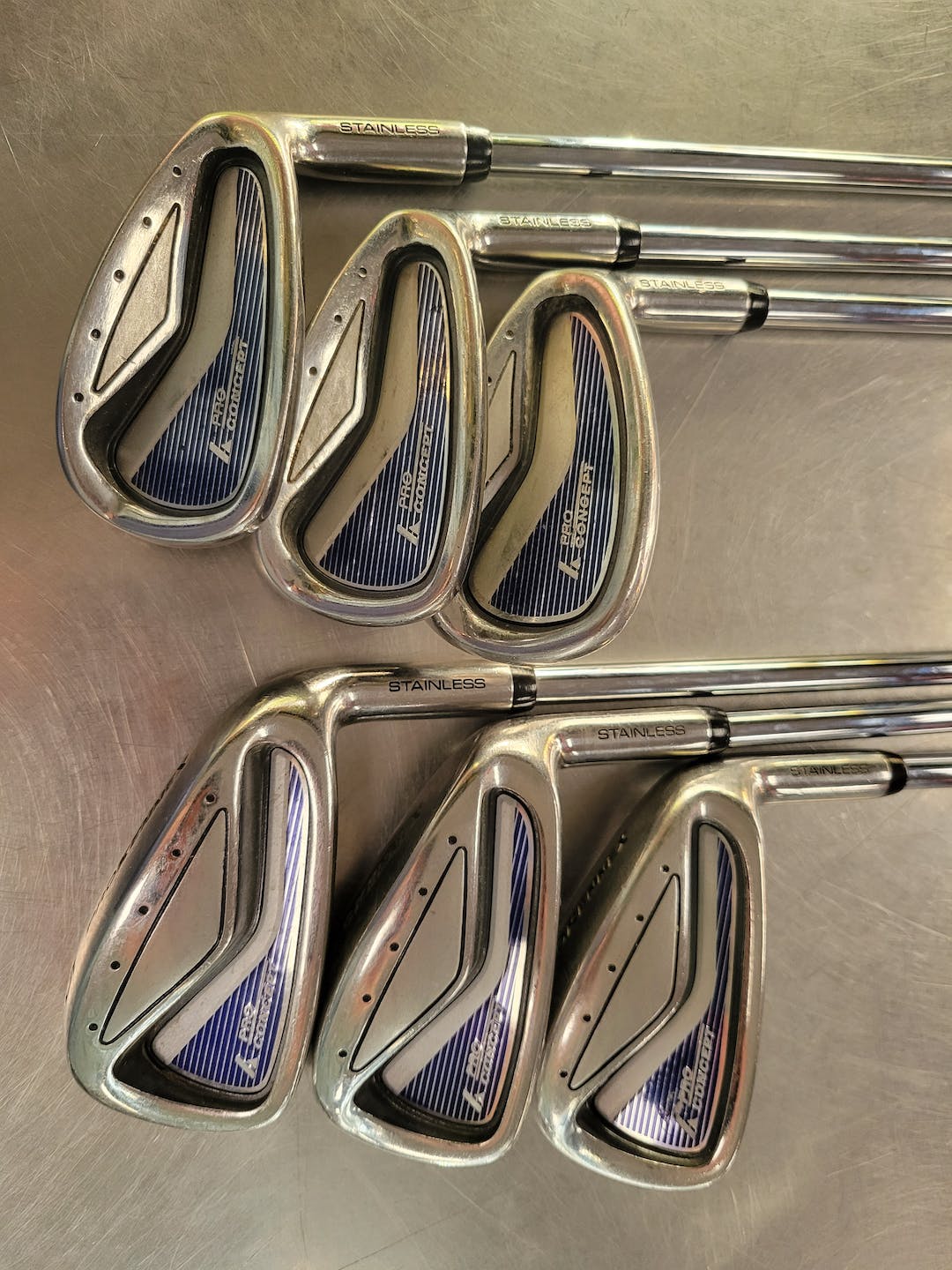 Used Pro Kennex Pro Concept no Pw 5isw Regular Flex Steel Shaft Iron