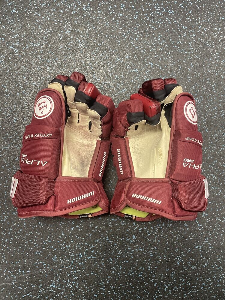 Warrior Alpha Pro Senior Ice hockey gloves Maroon Colorado Avalanche 14