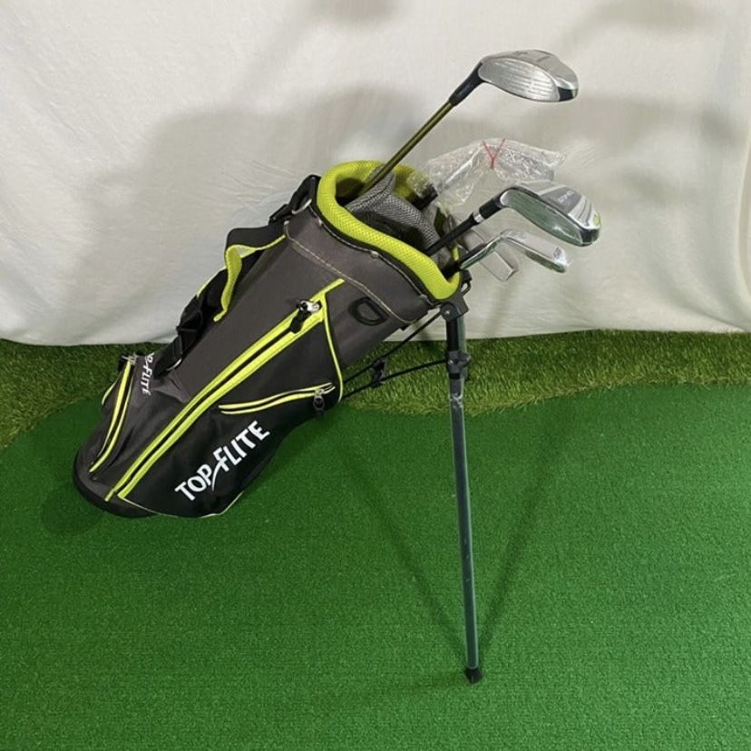 New Topflite Junior Golf Club Set With Added USKG Driver Fairway Ages 9