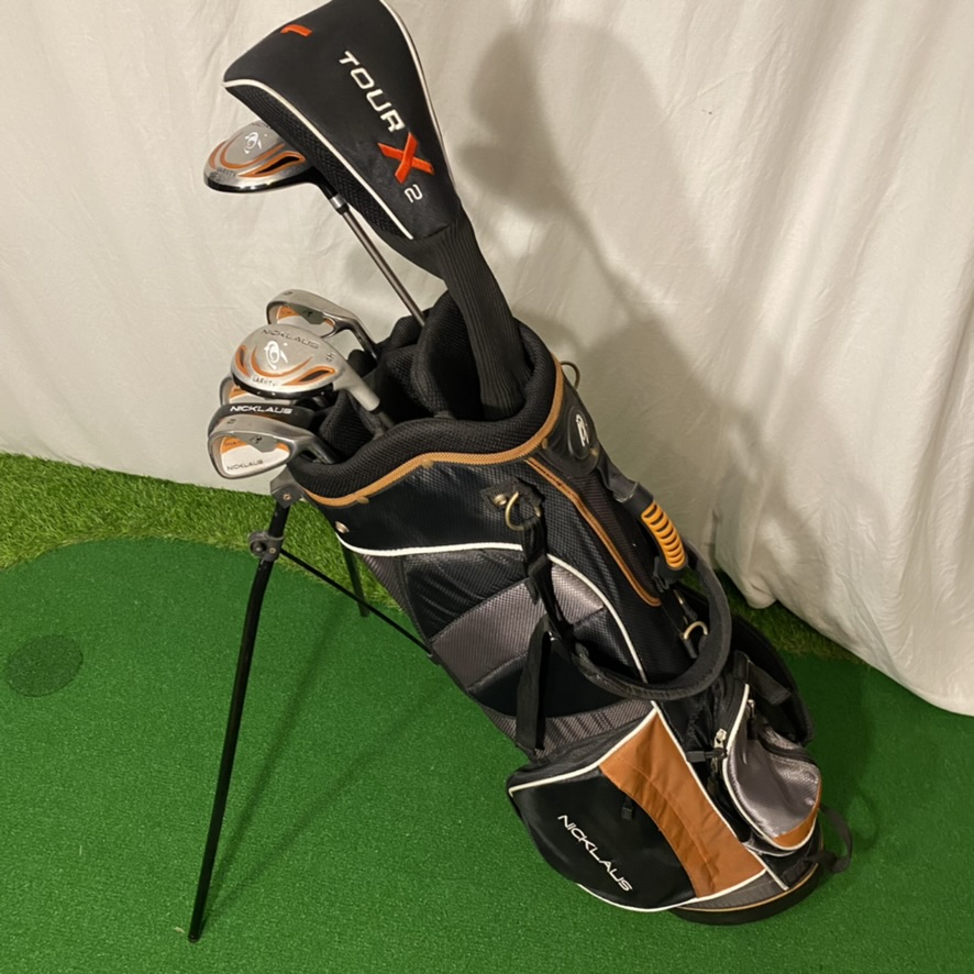 Jack Nicklaus Varsity Golf Club Set With Tour X Driver and Stand Bag SidelineSwap