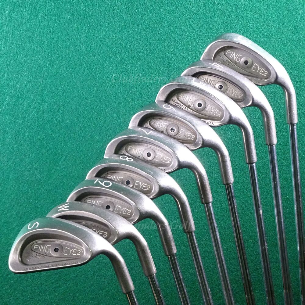 Ping Eye 2 Plus Black Dot 2SW Iron Set Karsten KTShaft Steel Stiff