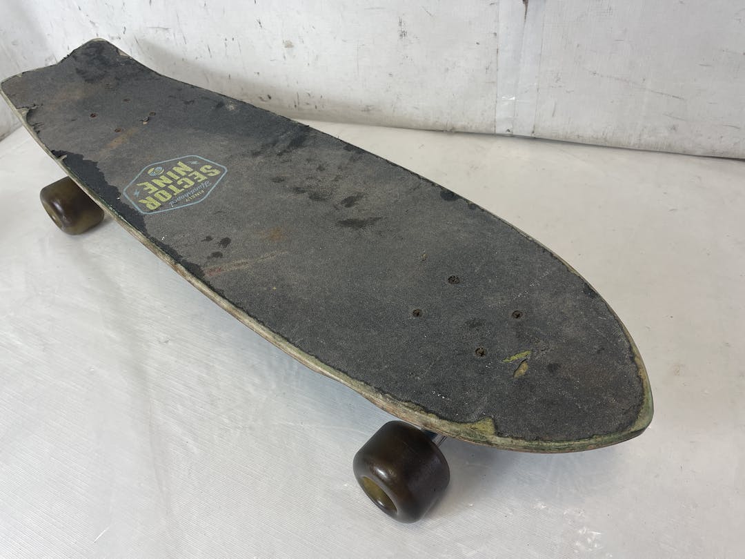 Used Sector 9 Fishtail 8 1 4" X 29" Complete Skateboard W Gullwing Mission 1 Trucks SidelineSwap