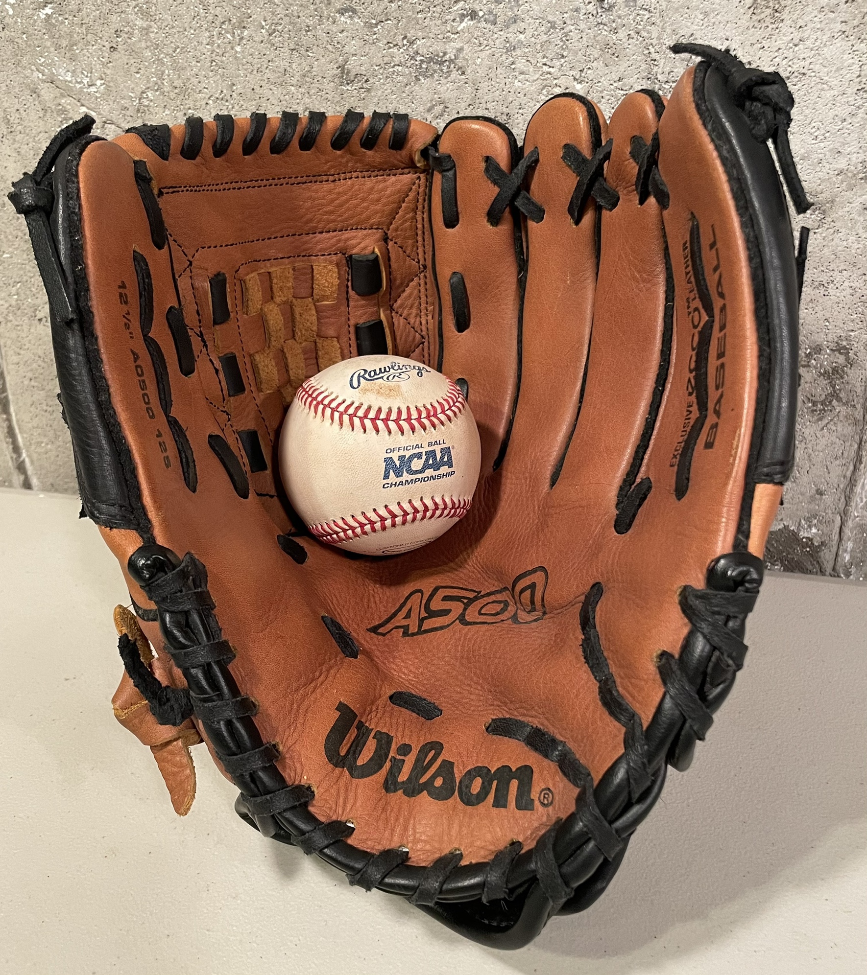Wilson A500 ECCO Leather 12.5” RHT Baseball Glove SidelineSwap