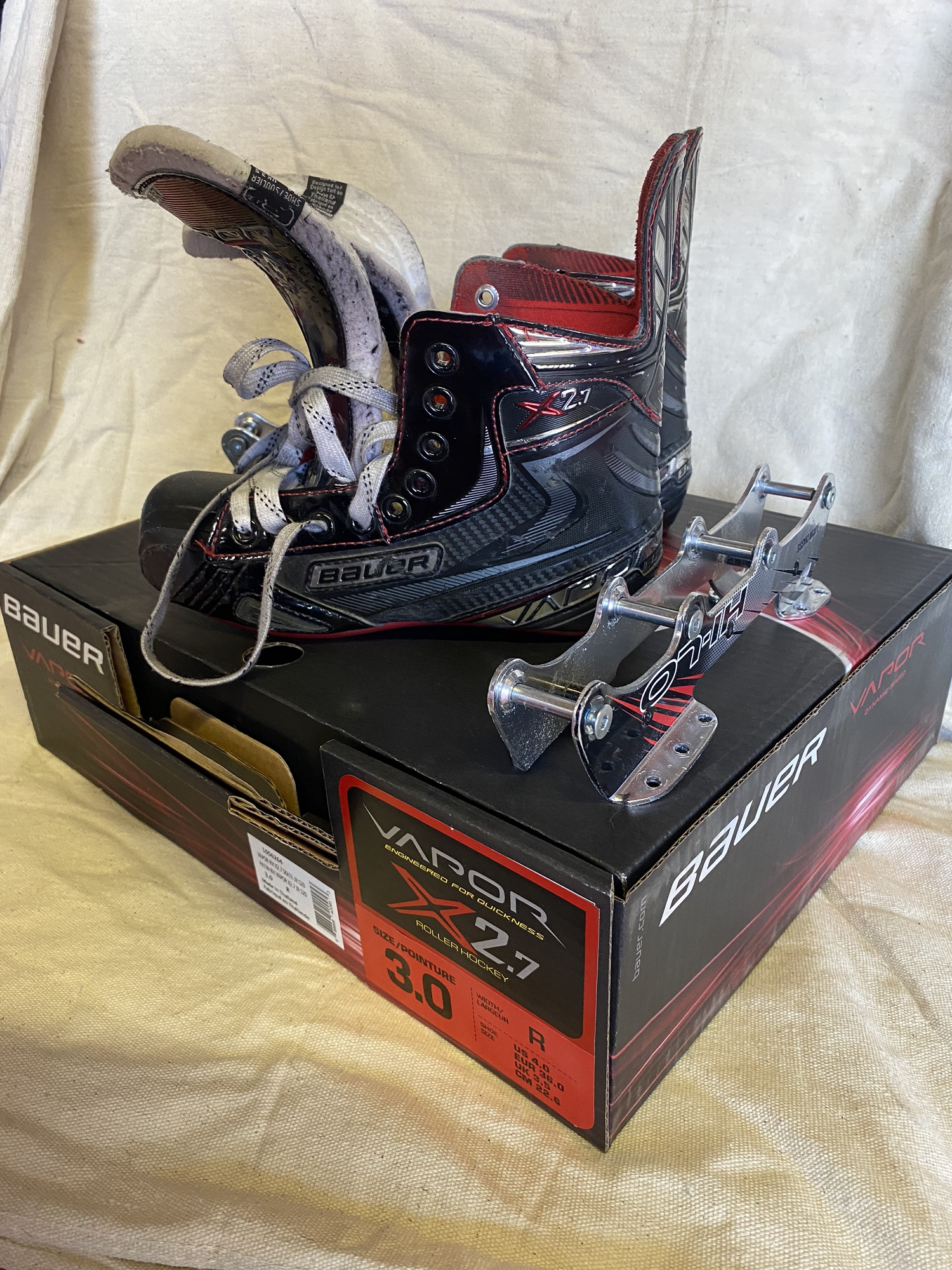 Bauer vapor x2.7 skates SidelineSwap