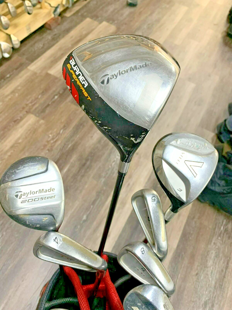 Complete Set of TaylorMade Golf Clubs (+2" Long For Tall Player