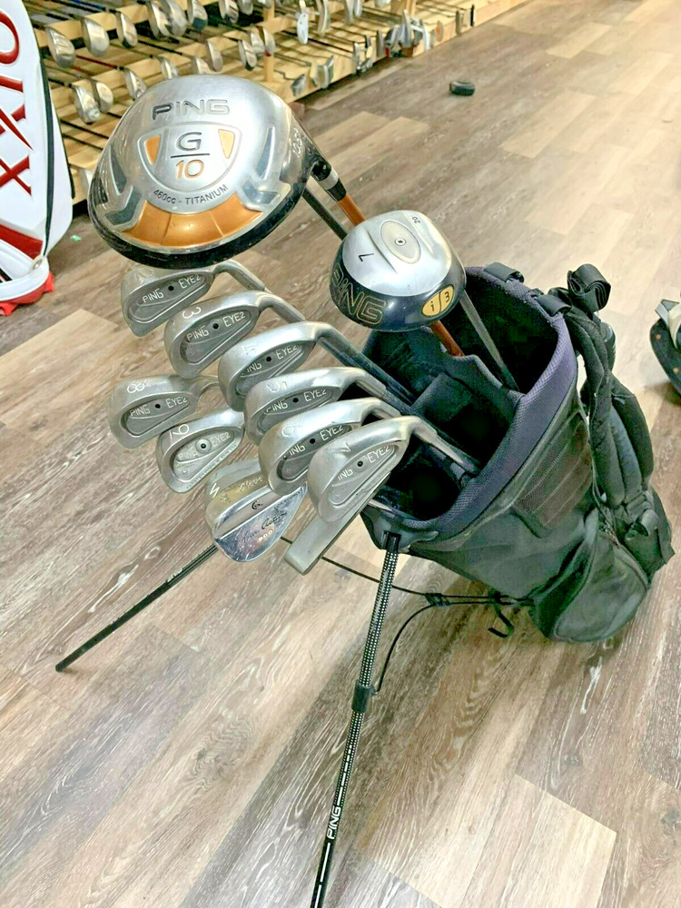 Complete Set of PING Golf Clubs + PING Bag SidelineSwap