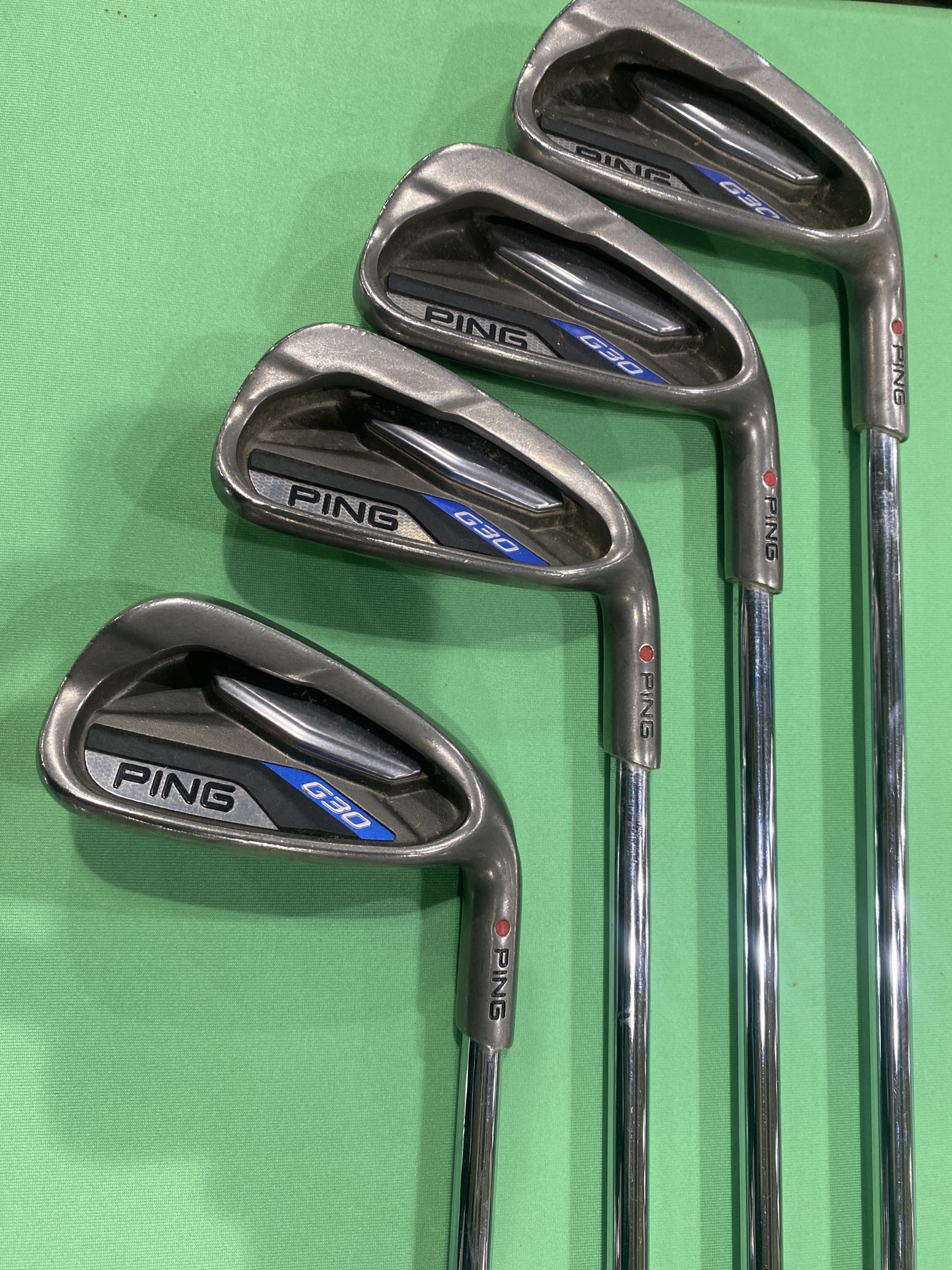 Used Men's Ping G30 Right Iron Set Regular Steel SidelineSwap