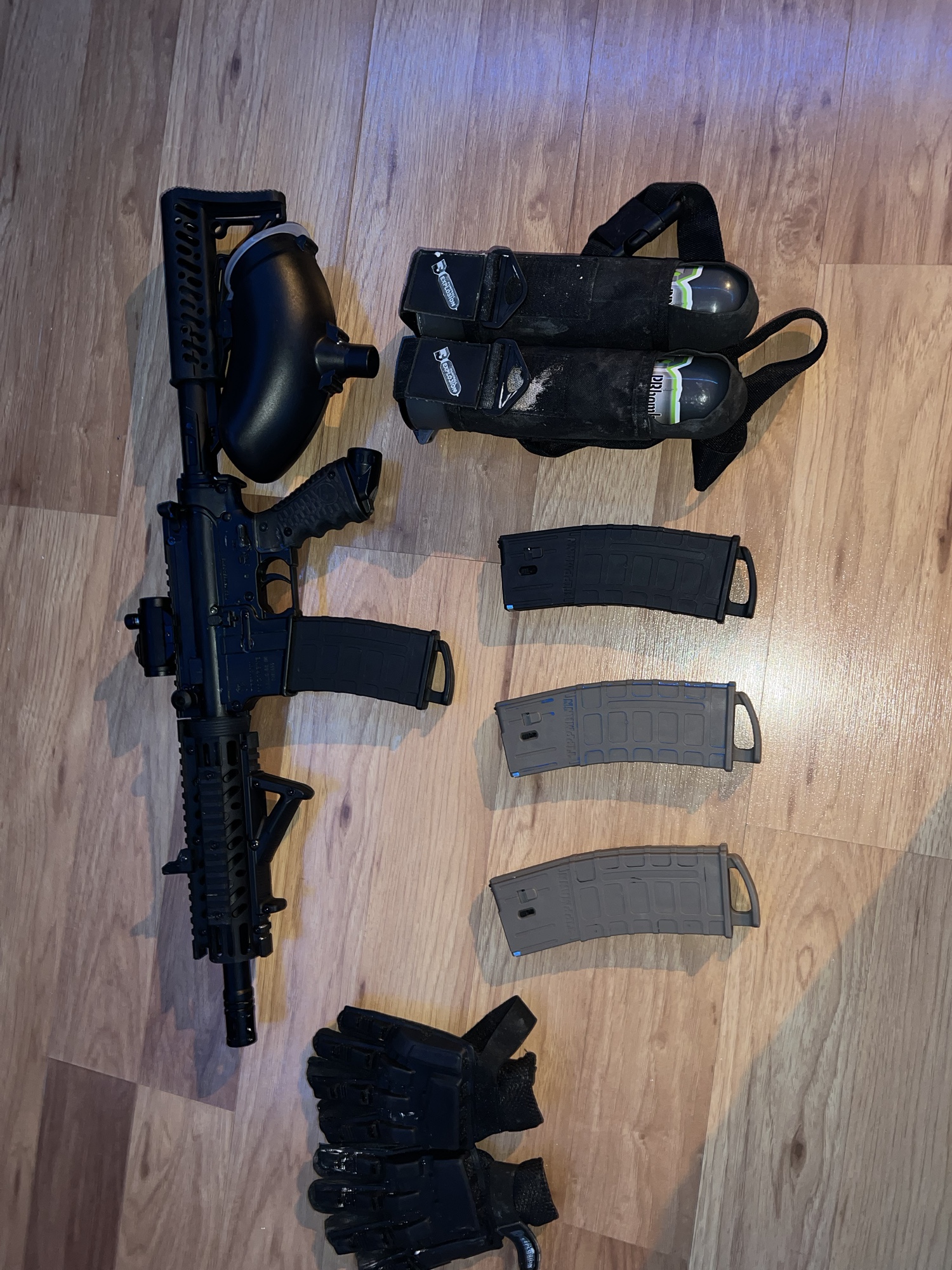 Paintball Package With Tip man TMC With Sight and Grip , And So Much