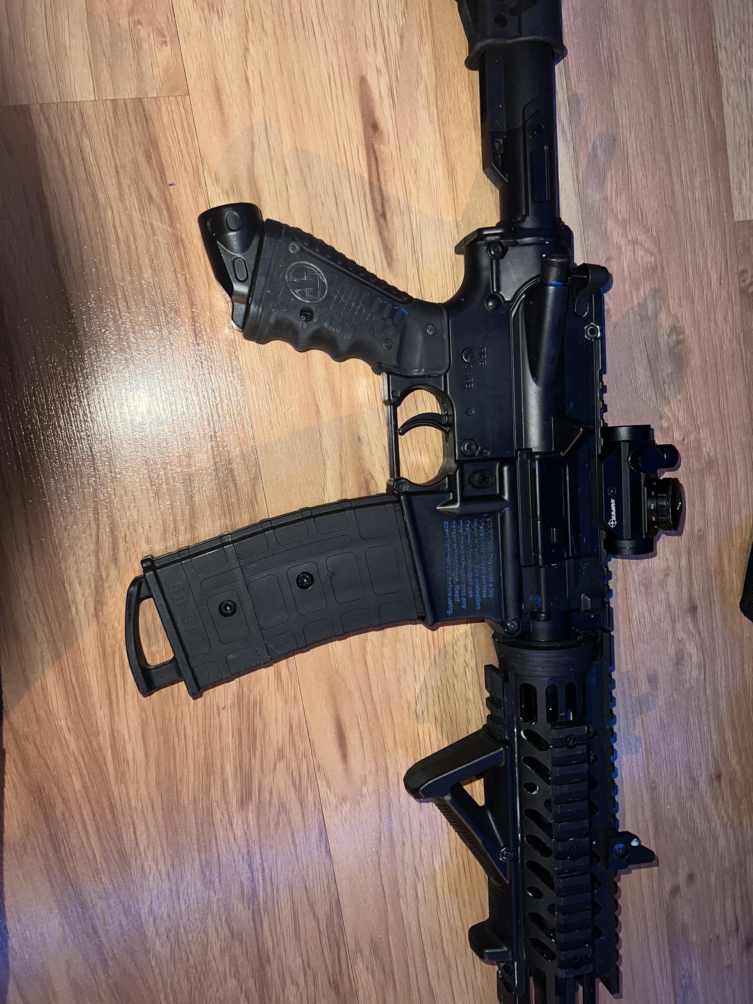 Paintball Package With Tip man TMC With Sight and Grip , And So Much